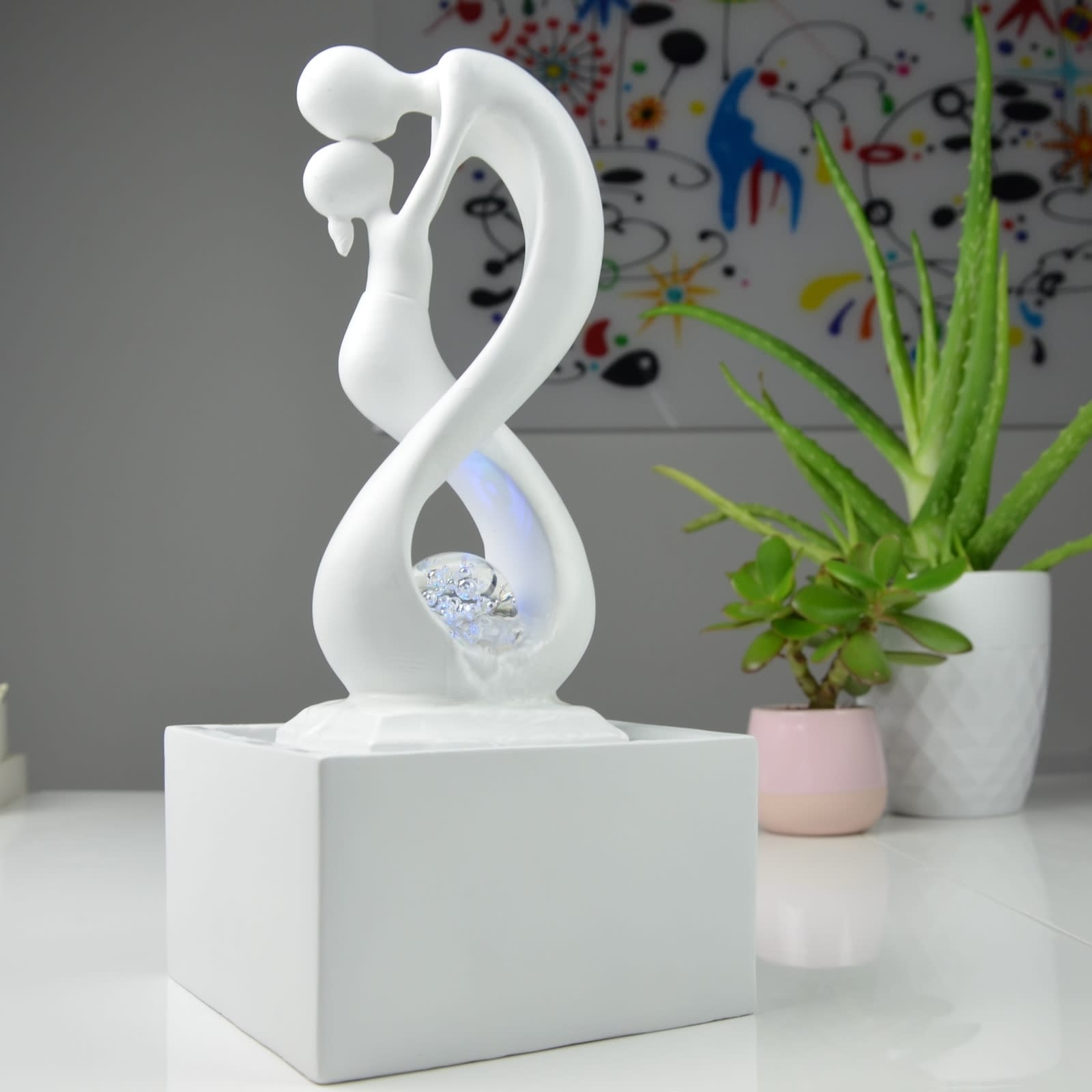 Fontana da interno moderna - H31 cm AMOR