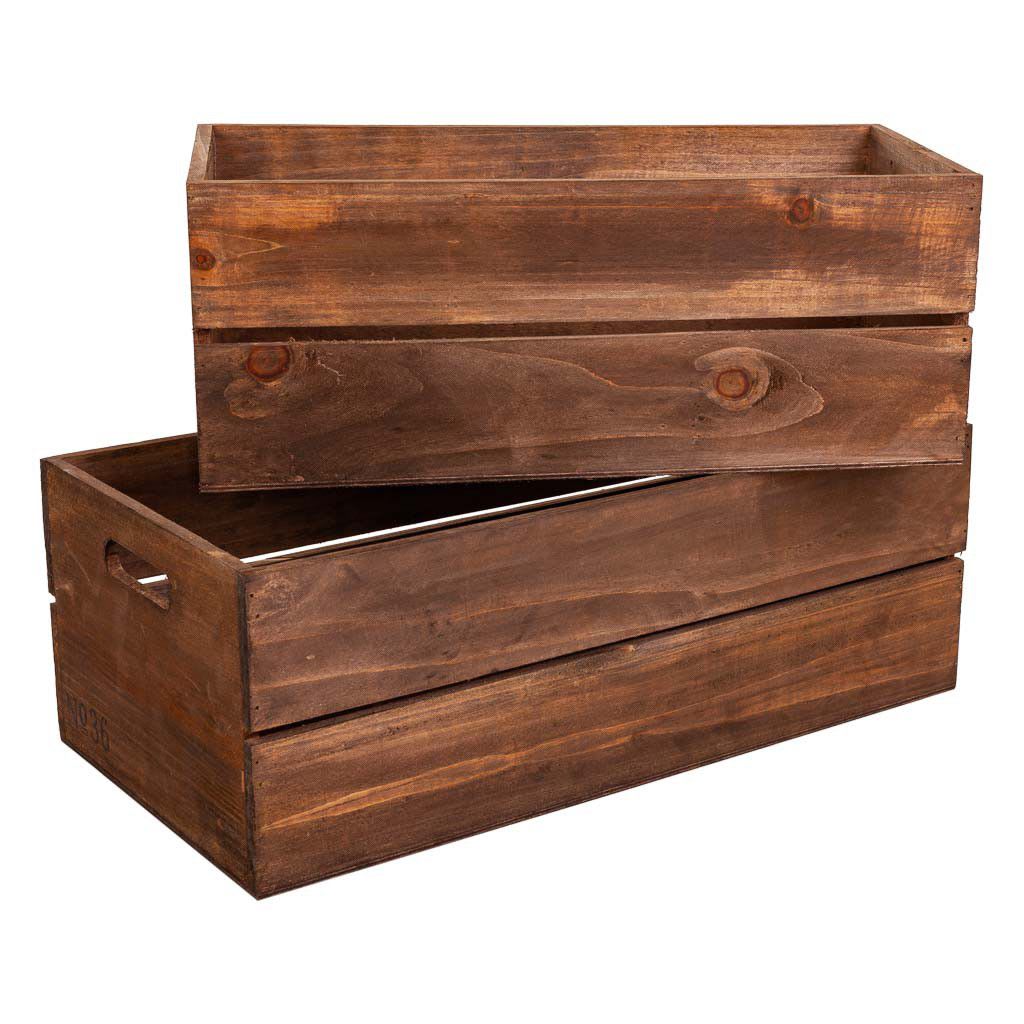 Cajas de madera decorativas marrones, Home - Compra En Huesca