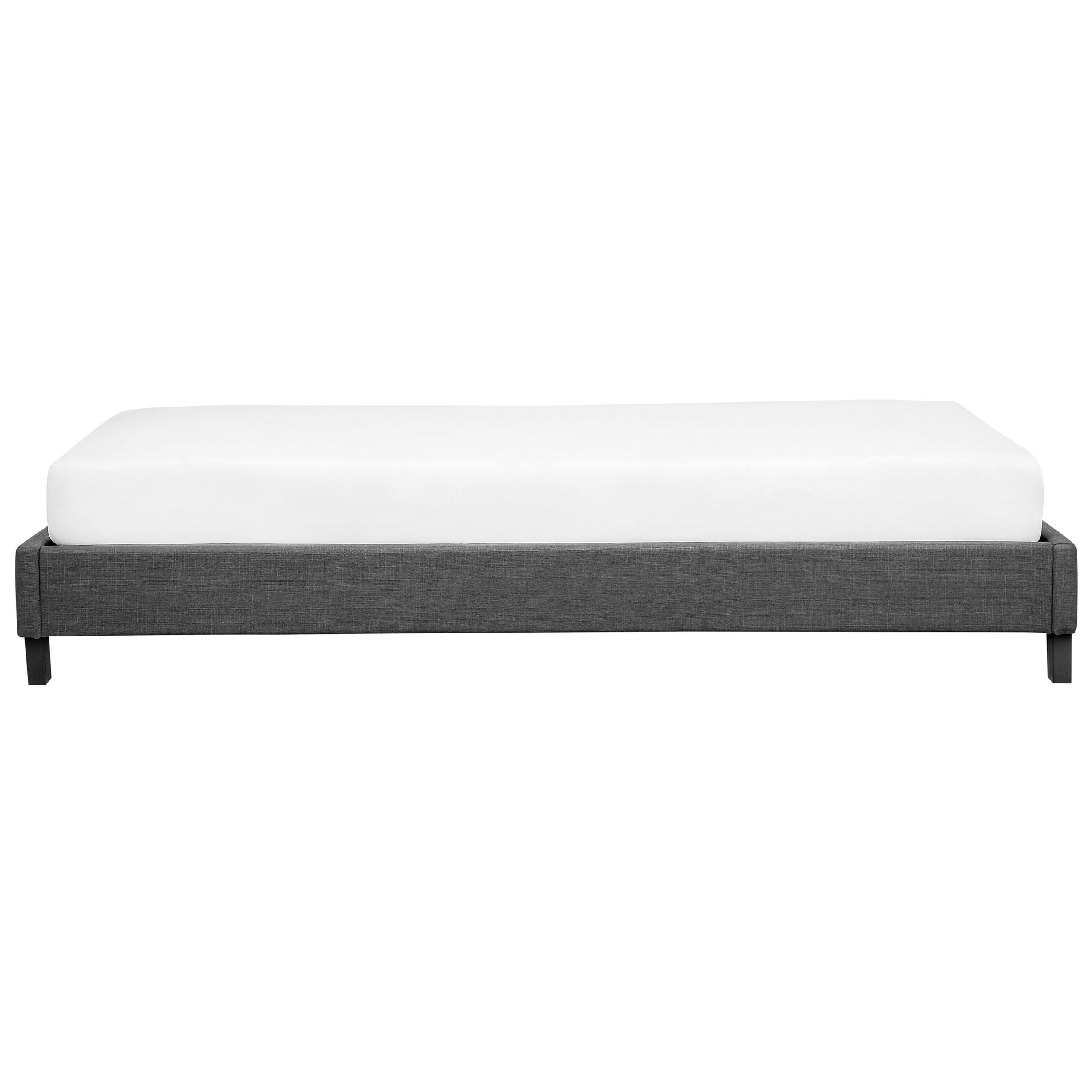 Letto singolo imbottito idraulico 90x200 cm, grigio chiaro