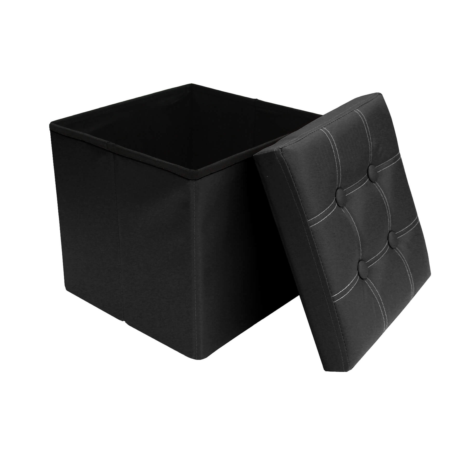 CUBO, Set pouf, Nero