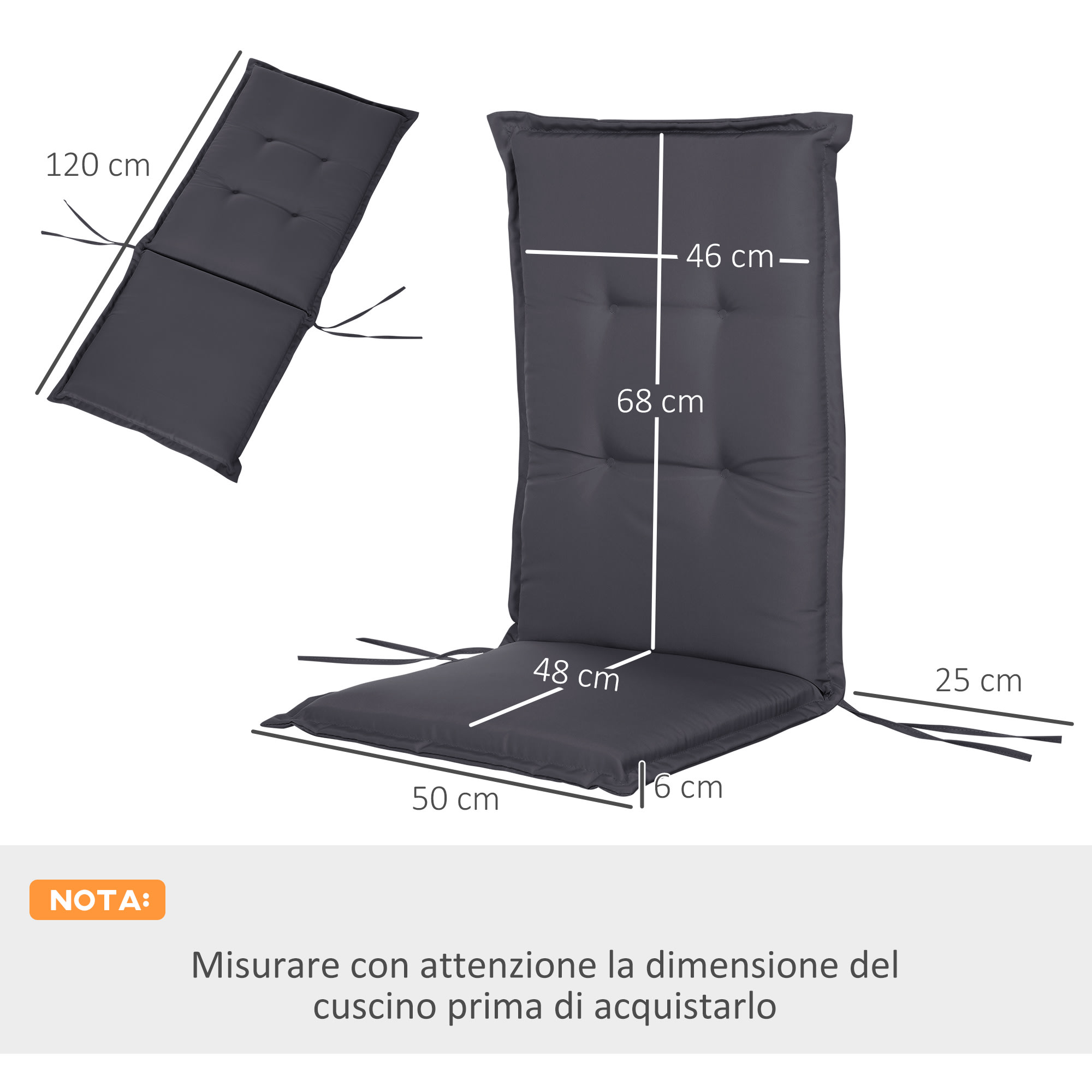 SuperKissen24. Set di 2 Cuscini per Sdraio 123x48 cm da Esterno ed Interno  Resistente e Comodo per Sedie Reclinabili, Spiaggine e Poltrone da Giardino  - Verde : : Giardino e giardinaggio