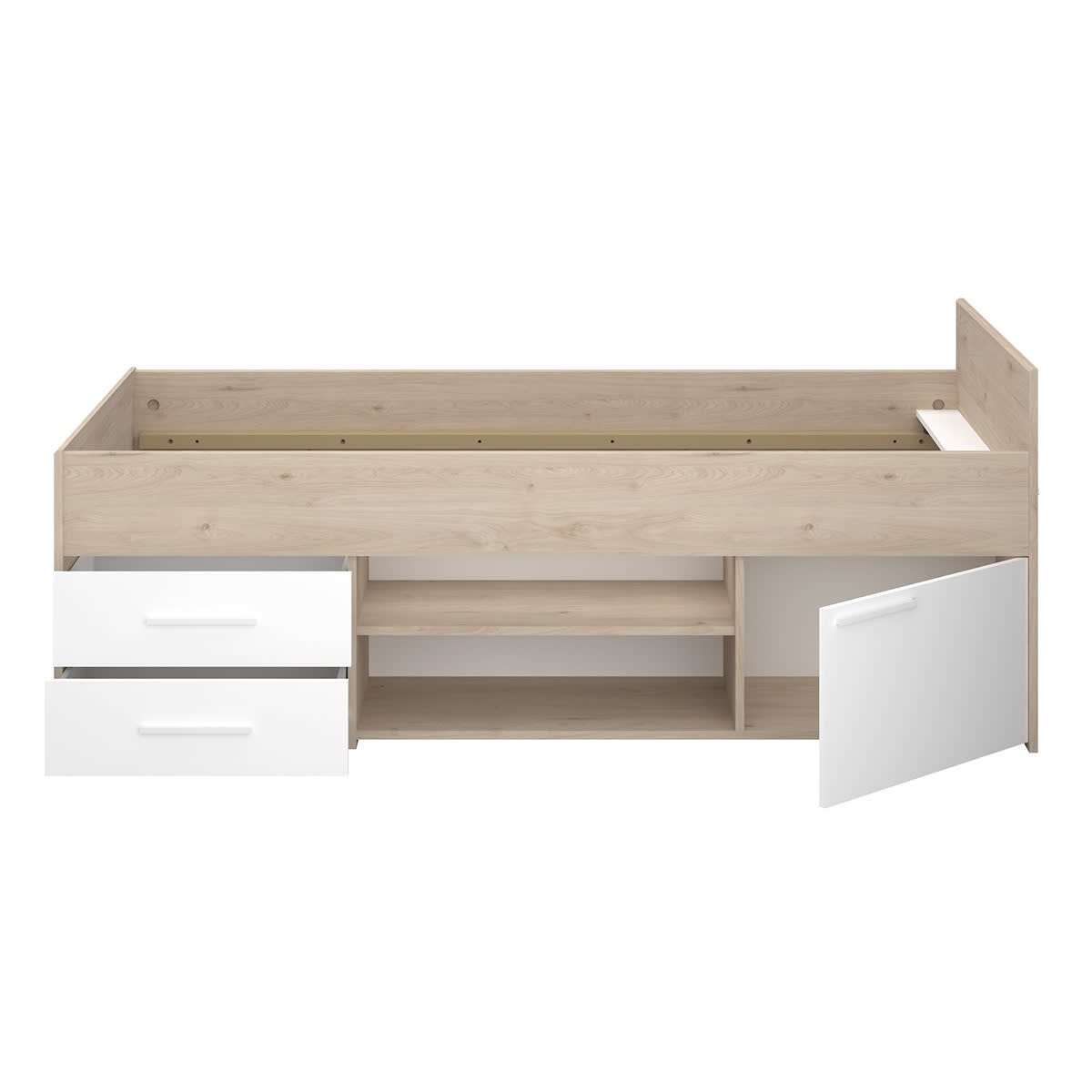 Panca letto per bambini 190x90cm con cassetti JULES