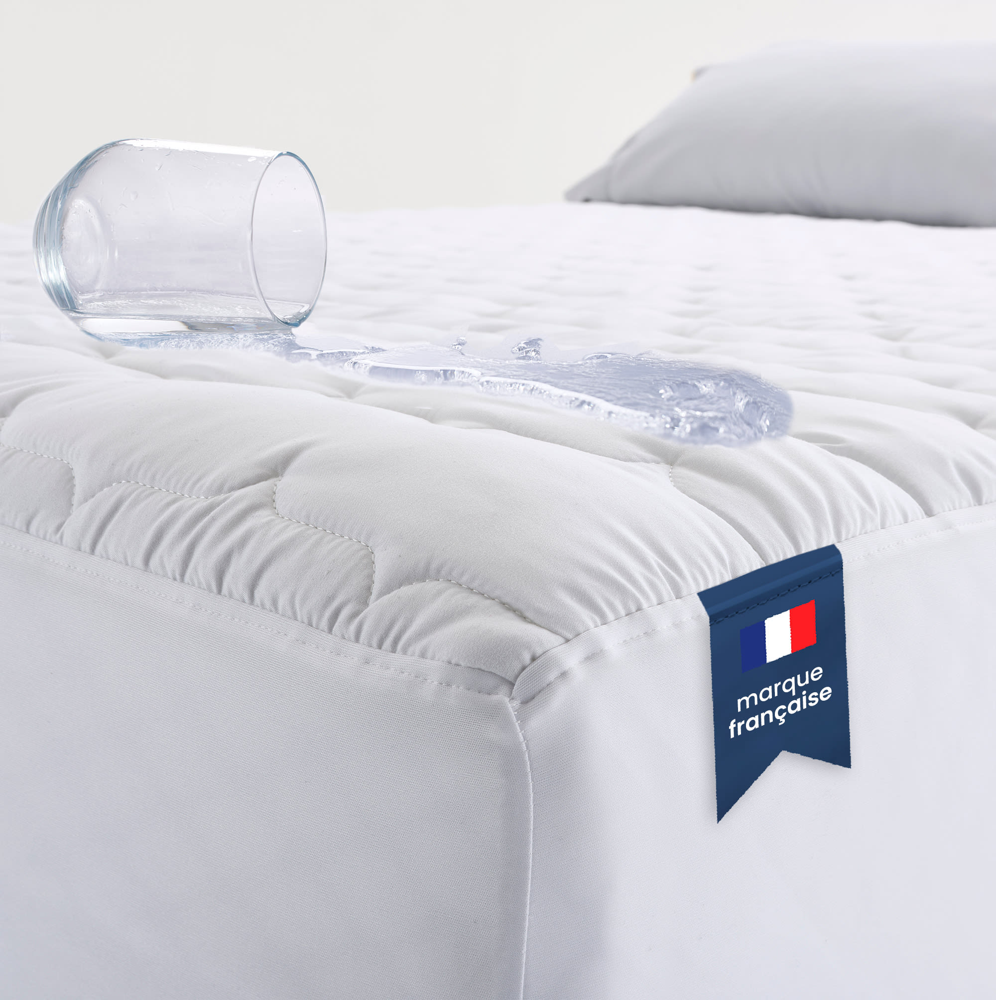 Protège Matelas Imperméable Sweet Night - 90x190 Cm - Coton Et Anti-Acariens