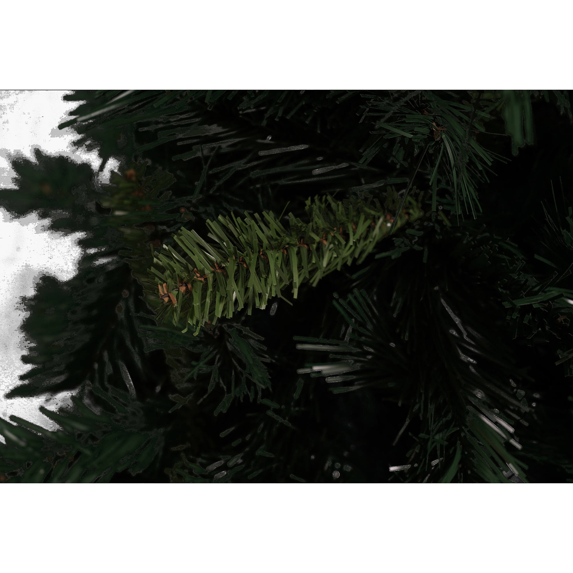 Albero di Natale Artificiale con Base Verde 210 cm PVC - AMDGarden