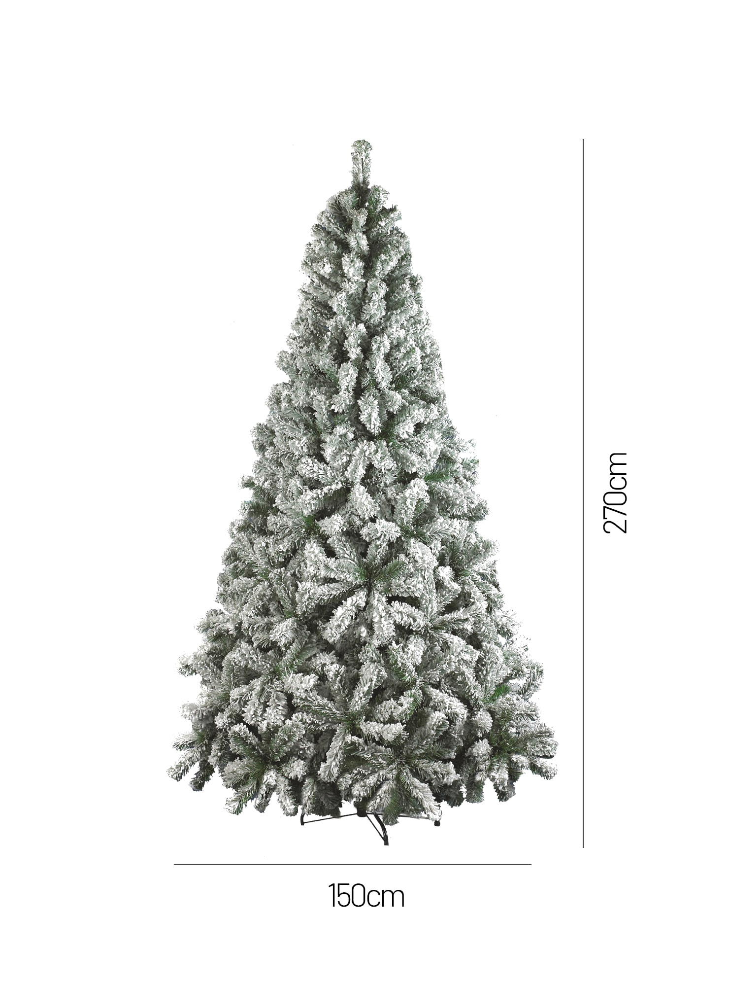 Albero kennedy innevato h.240cm - Intruglio Store – Acquista on line