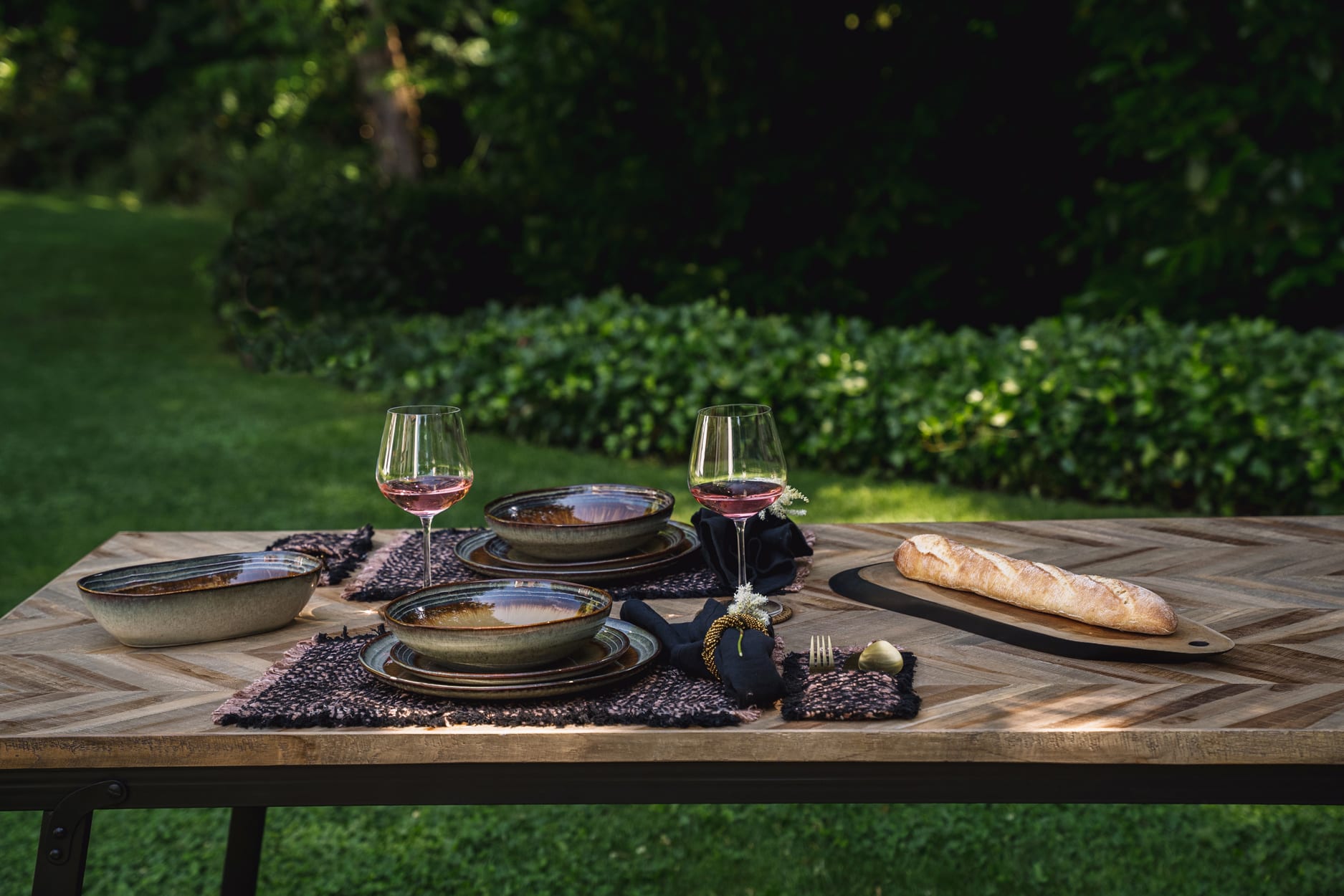 Perline di legno naturale portatovaglioli da tavola con nappe di iuta  progettati per servire la cena porta abiti da cucina per feste di  matrimonio - AliExpress