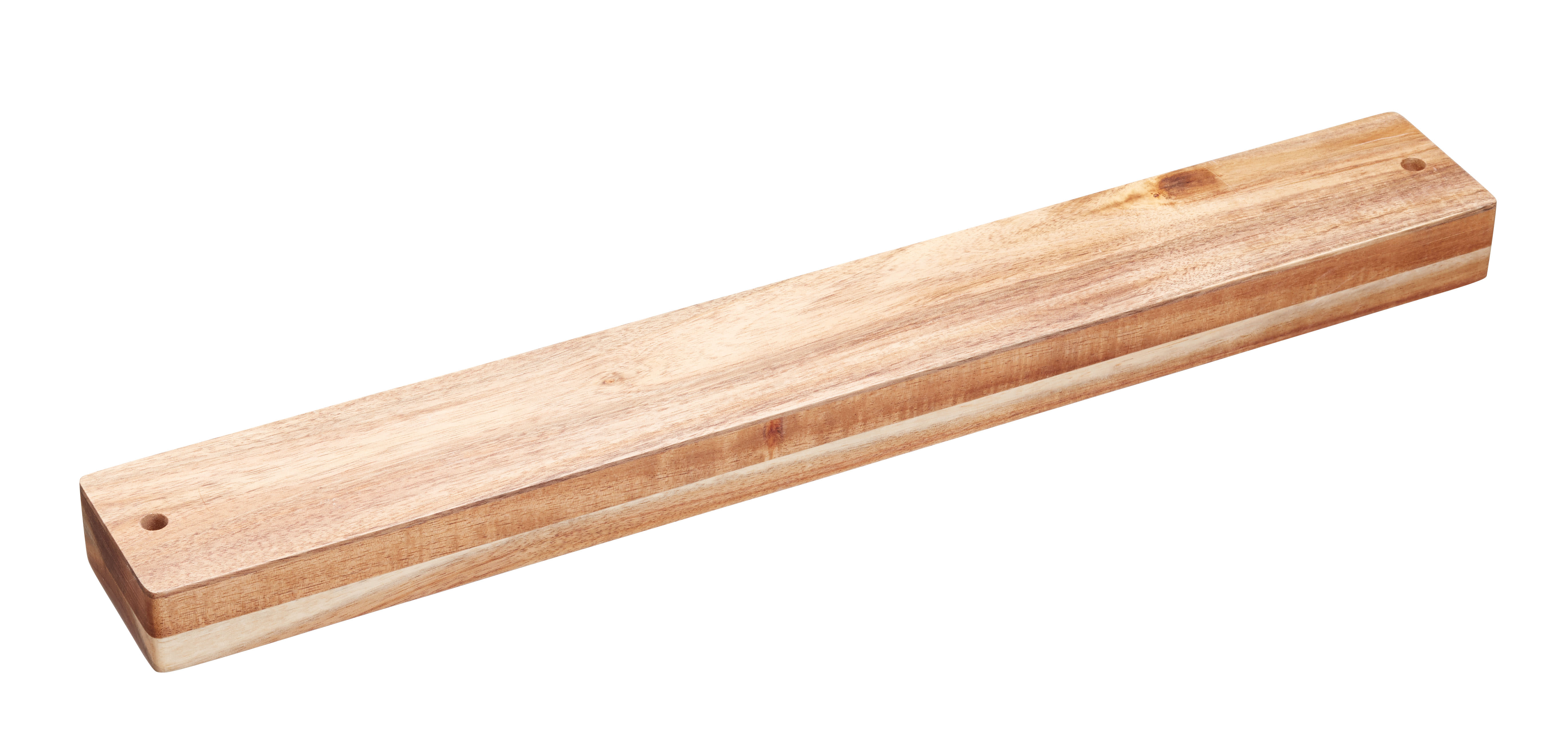 Barre porte-couteaux aimantée en bambou