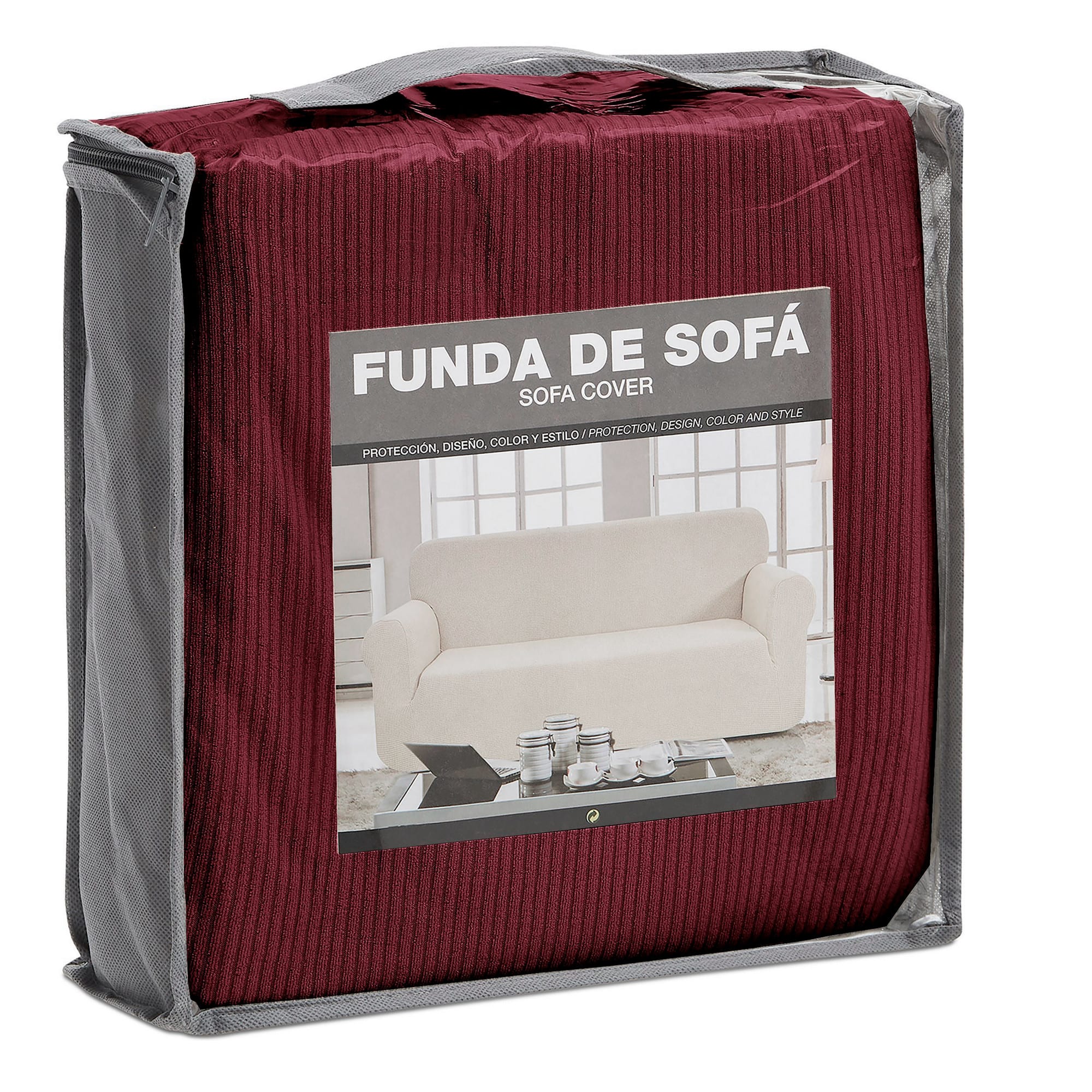 Pack 3 Fundas sofá 3 plazas (180-240) + 2x1 plaza (70-110) gris