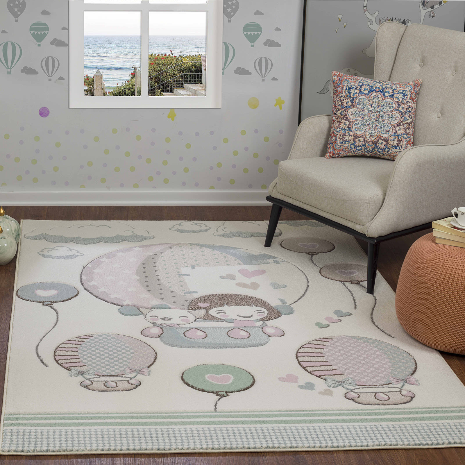 RUGMRZ Alfombra para Salon Paisaje Abstracto del sofá doméstico alfombras  Online Baratas Alfombra Juegos Infantil Alfombra Exterior pequeña80X140cm :  : Bebé