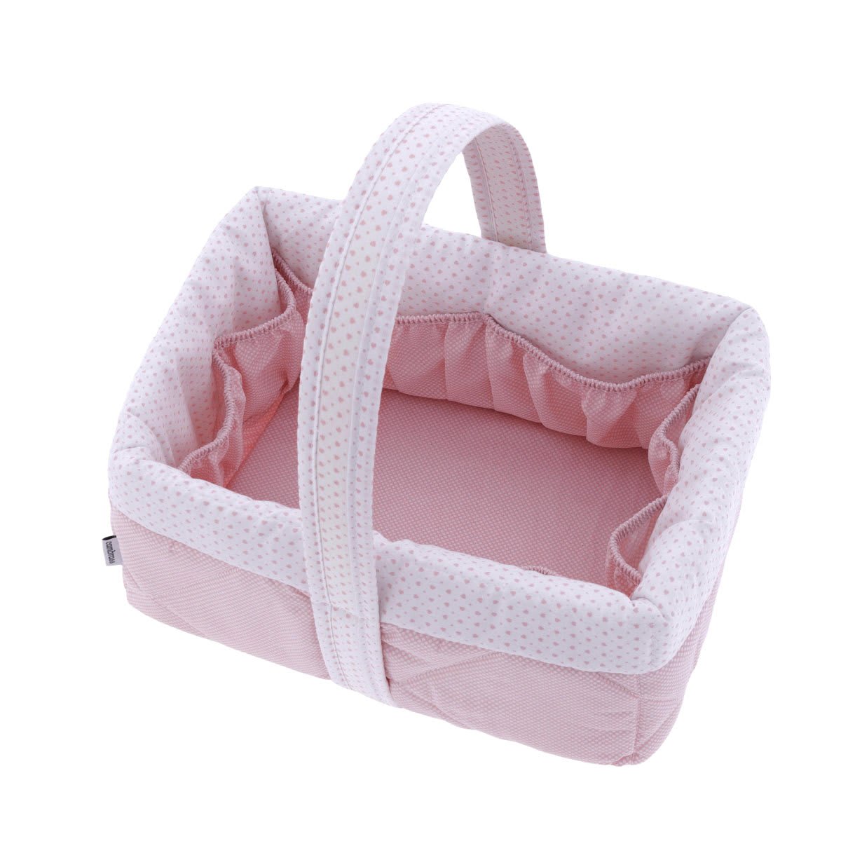 Canastilla bebé Premium en rosa. MIRI0007