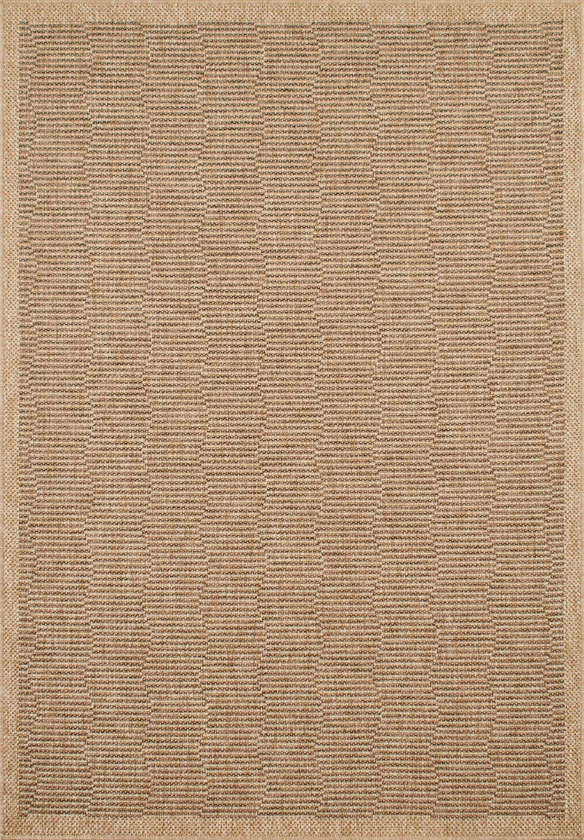 Tapis en jute Alaric, marron clair, 300x200 cm