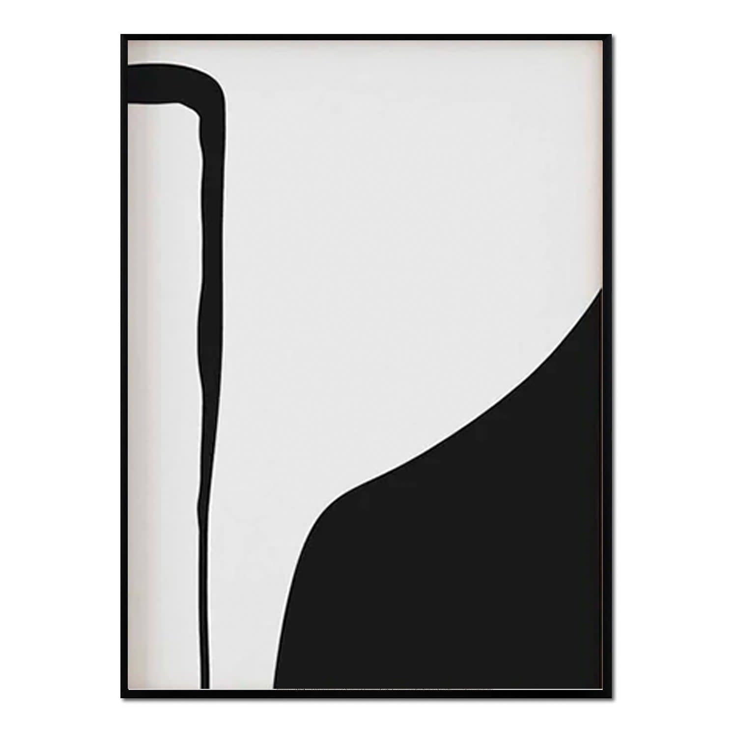 Poster con cornice nera - design minimalista - 50x70 Minimalismo