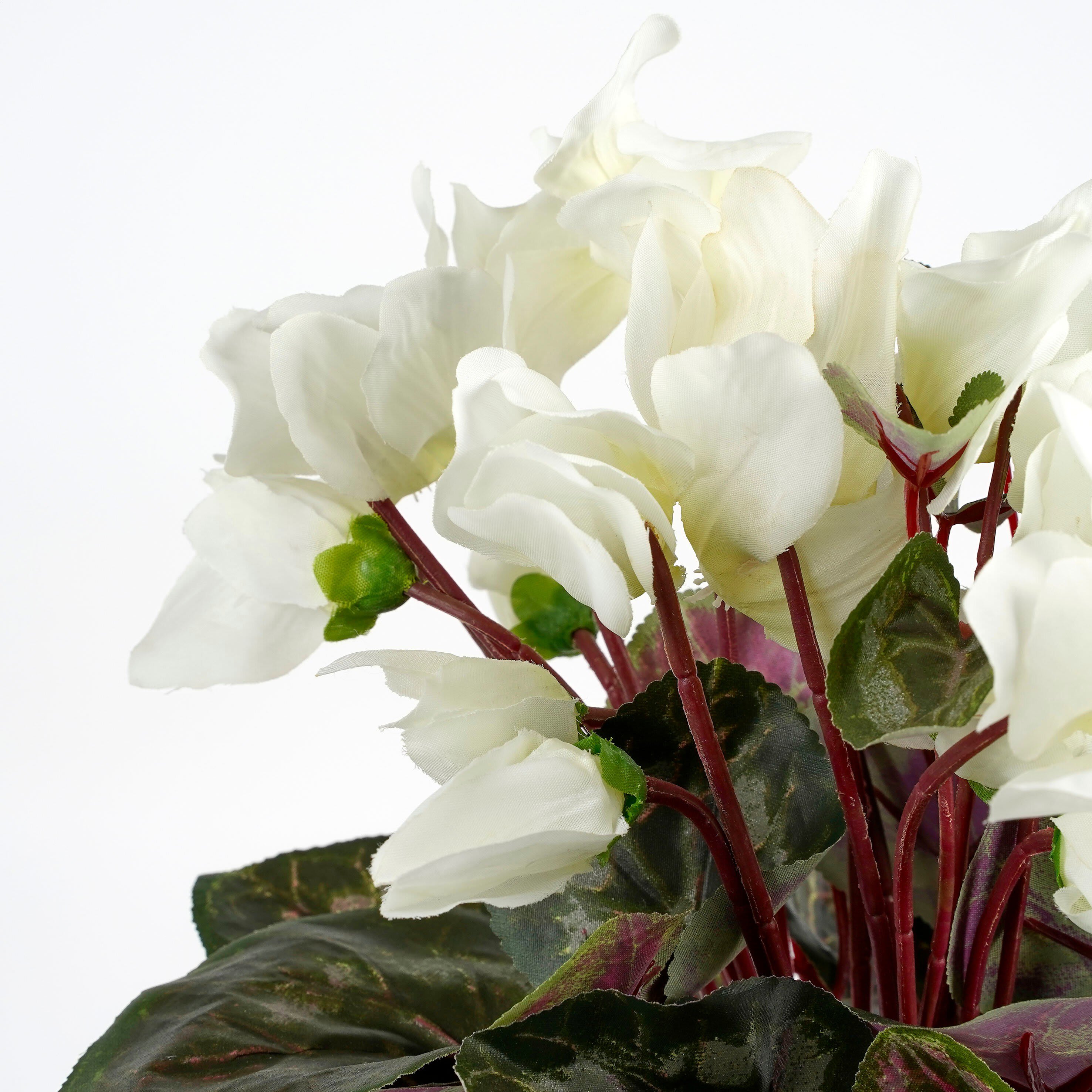 Ciclamino artificiale bianco balcone per decorazioni di balconi e terrazzi