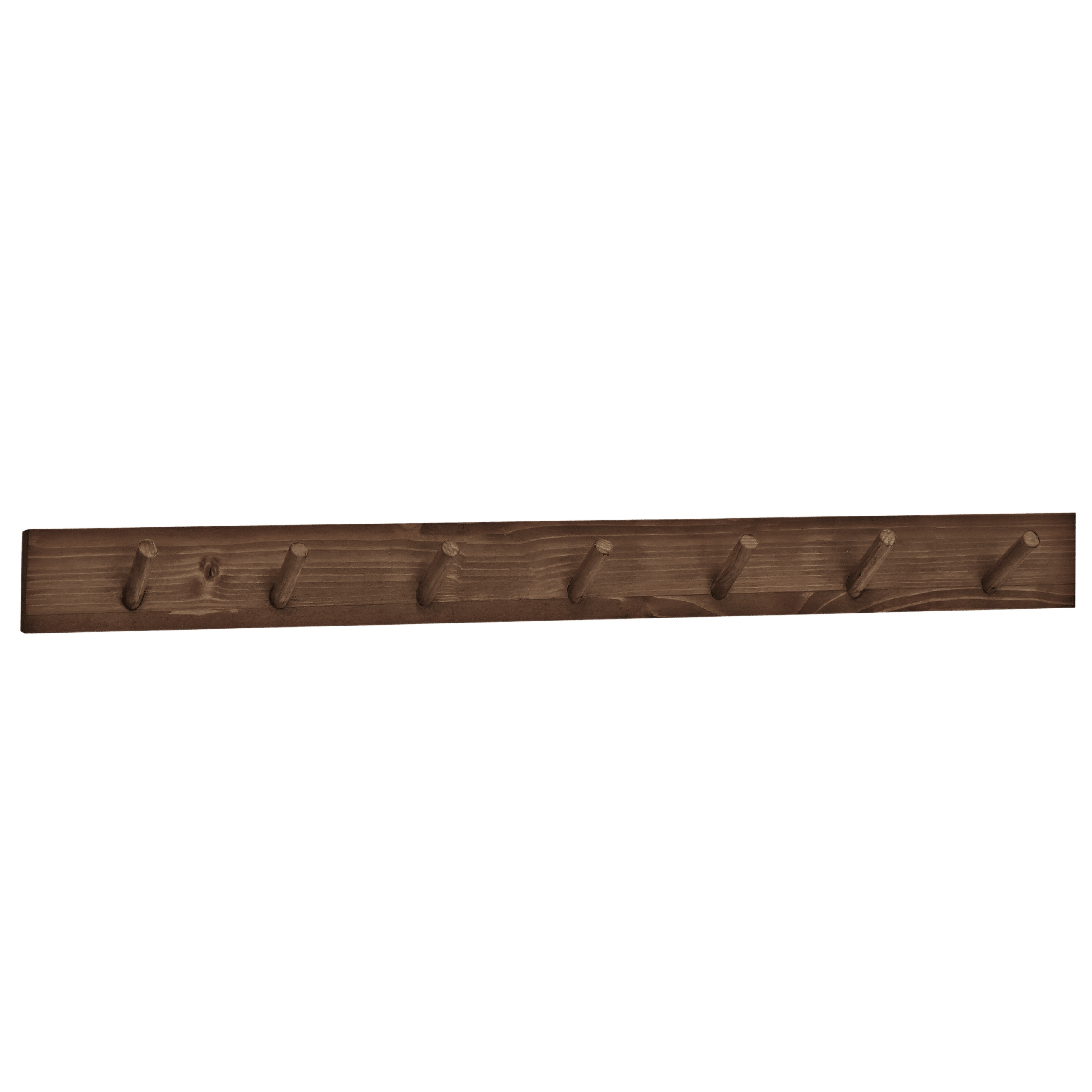 Espejo de pared de madera maciza con balda en tono roble 48x58cm Taynat