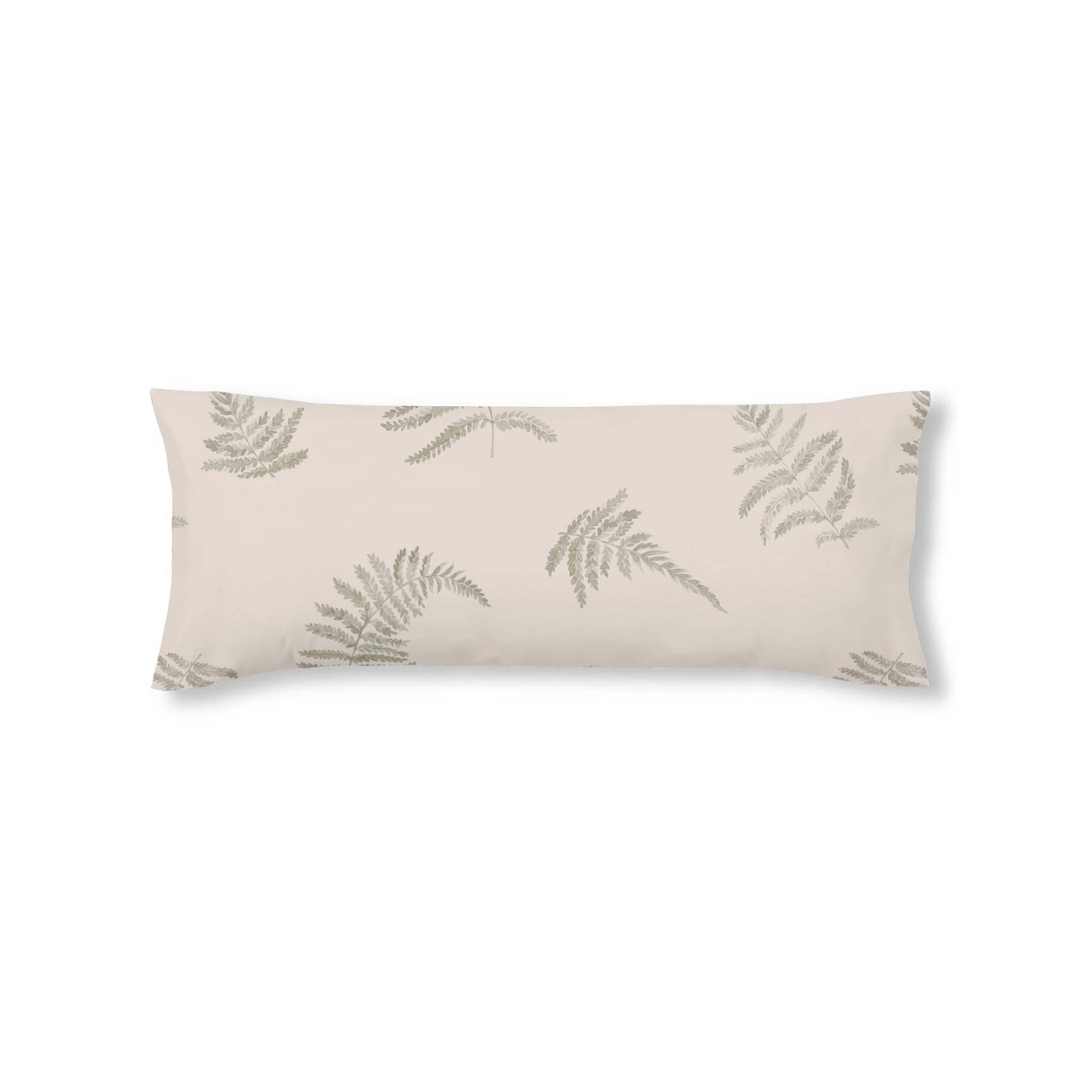 Funda de almohada de satén de 400 hilos beige 45x125 cm TIVISSA