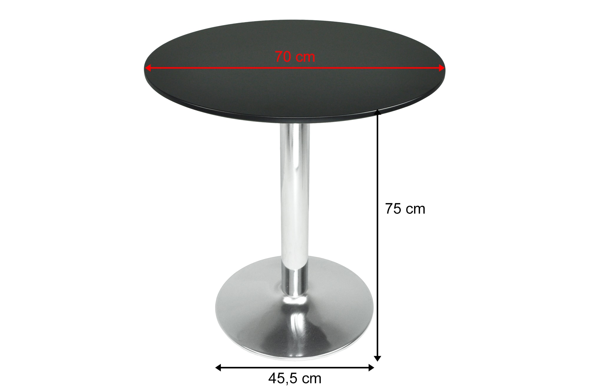 Tavolo rotondo 70 cm, tavolo da pranzo tondo mod. OmarTavoli