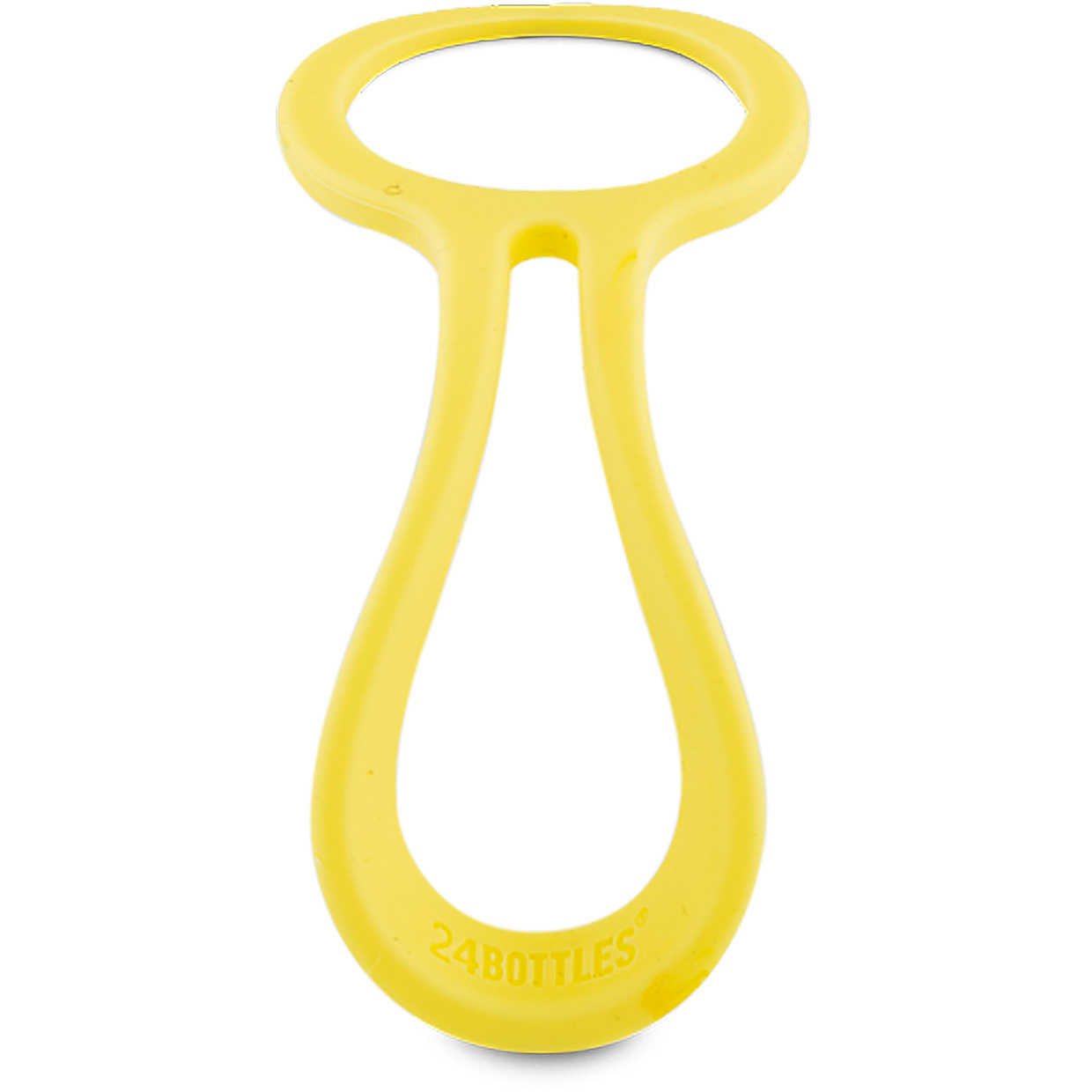 Accessorio per borraccia in silicone giallo Bottle tie