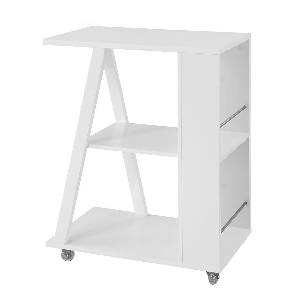 Carrello cucina bianco in mdf