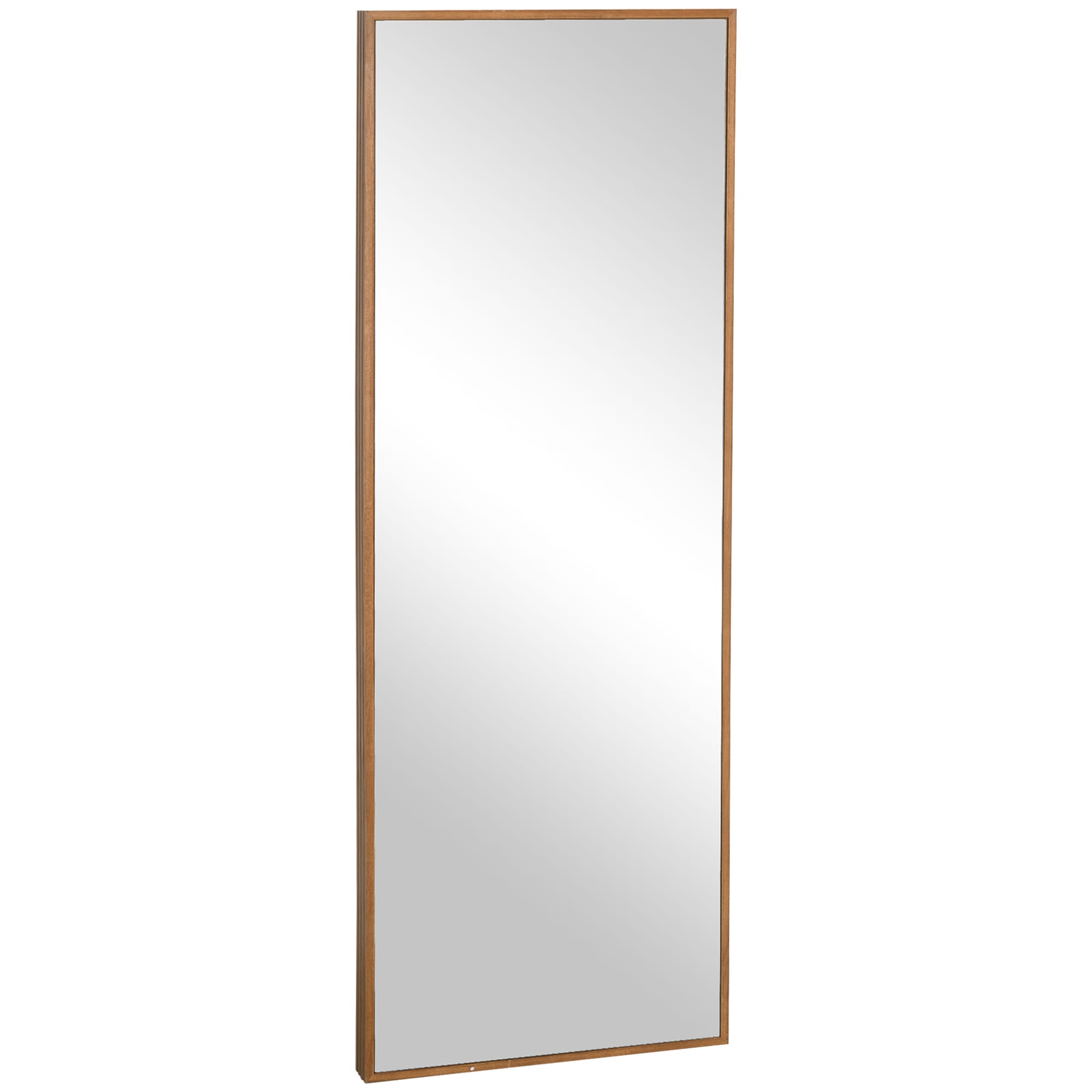 Armario de espejo de baño de roble montado en la pared, espejo de baño,  estante de madera maciza, armario de almacenamiento de alta definición,  espejo