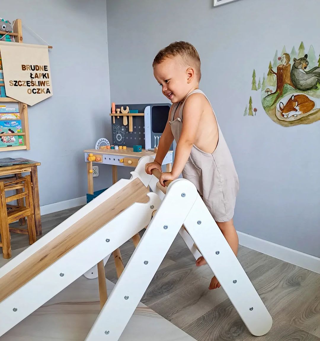 Palestrina Montessori per bambini 1 7 anni, Arrampicata Montessori per  bambini, Set per arrampicata indoor, Triangolo pieghevole, Arco da  arrampicata, Struttura da arrampicata Scivolo -  Italia