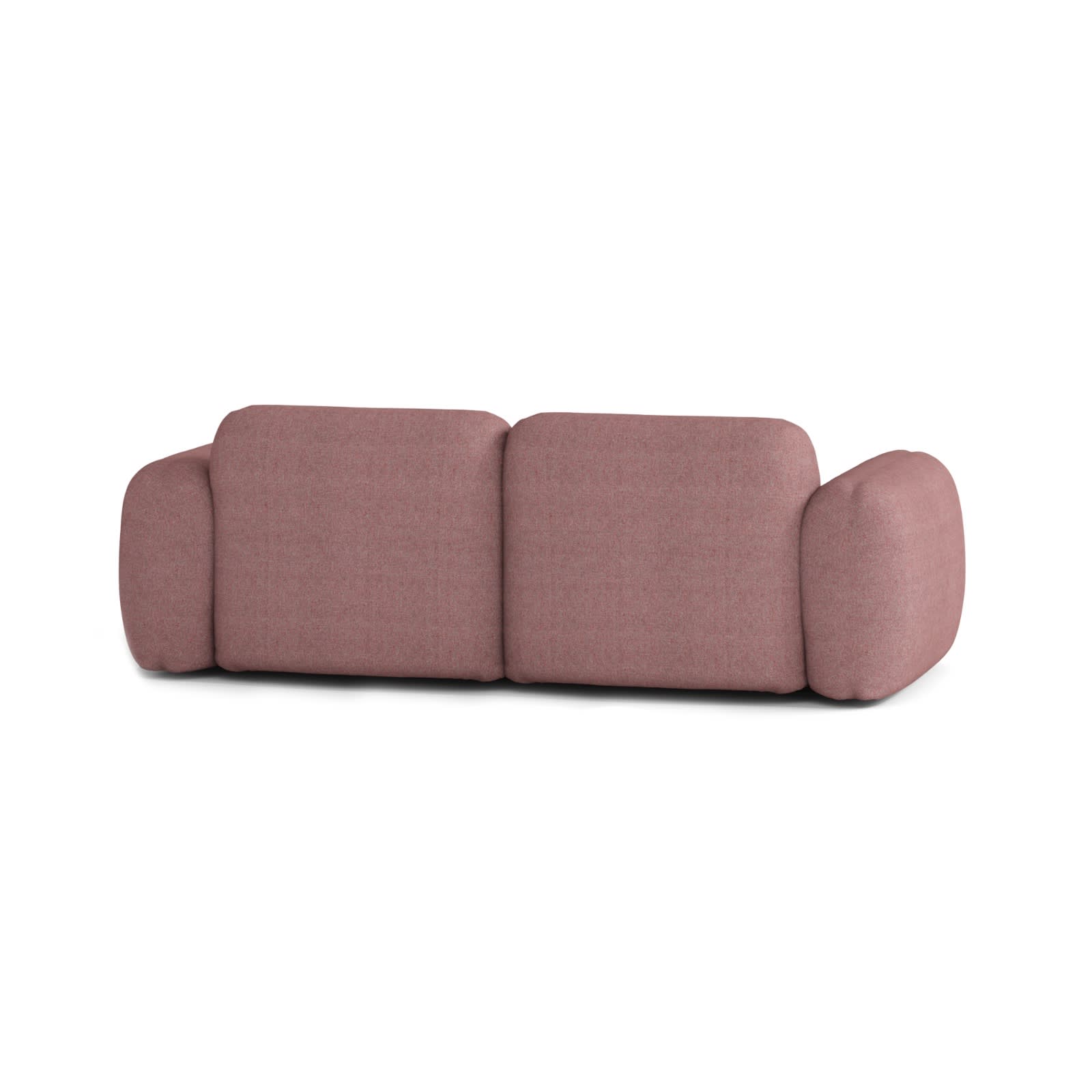 Pouf trasformabile in ecopelle rosso DABAZ