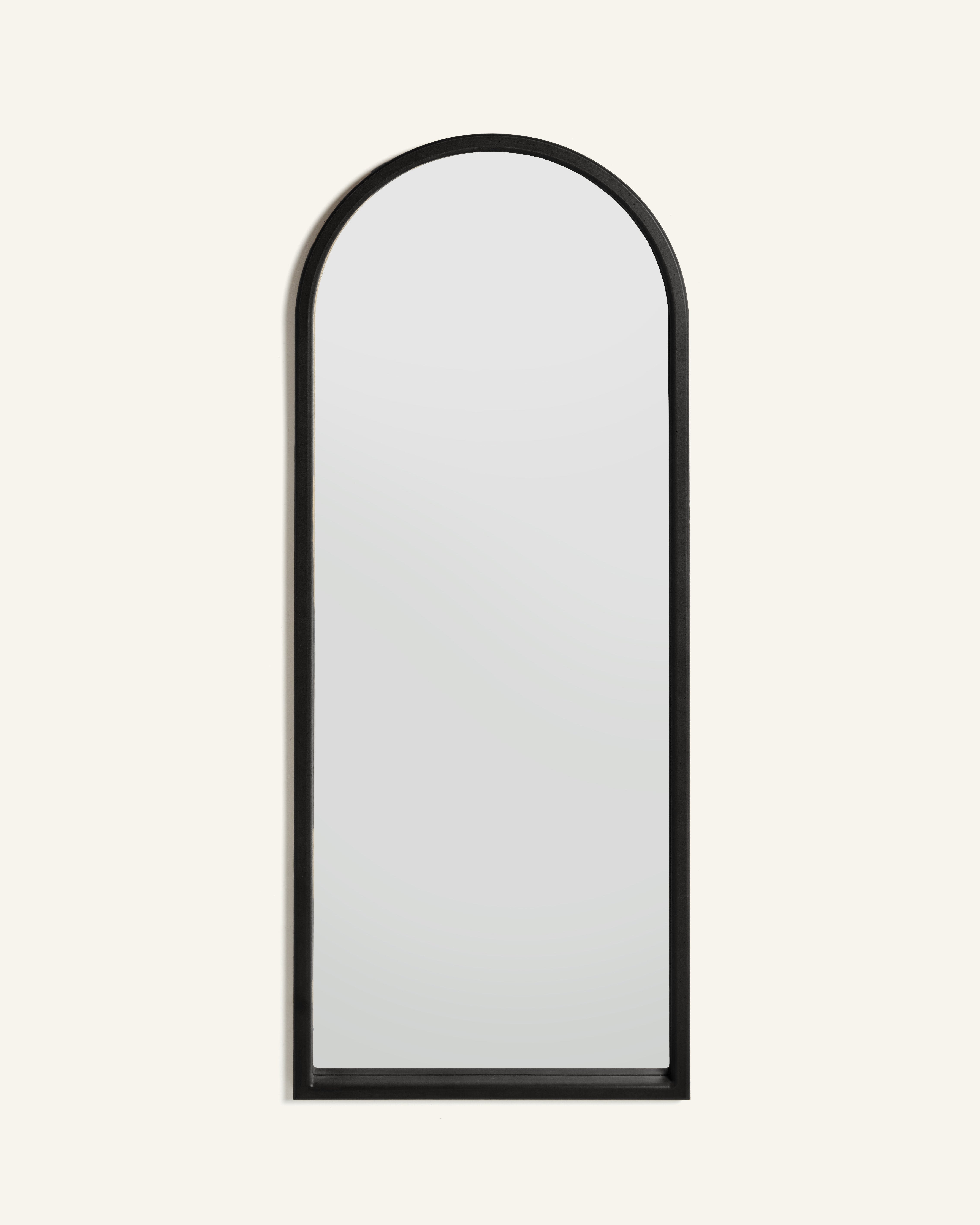 Espejo negro de longitud completa, espejo de marco negro, espejo  rectangular negro, espejo negro con marco negro, espejo grande inclinado o  colgante