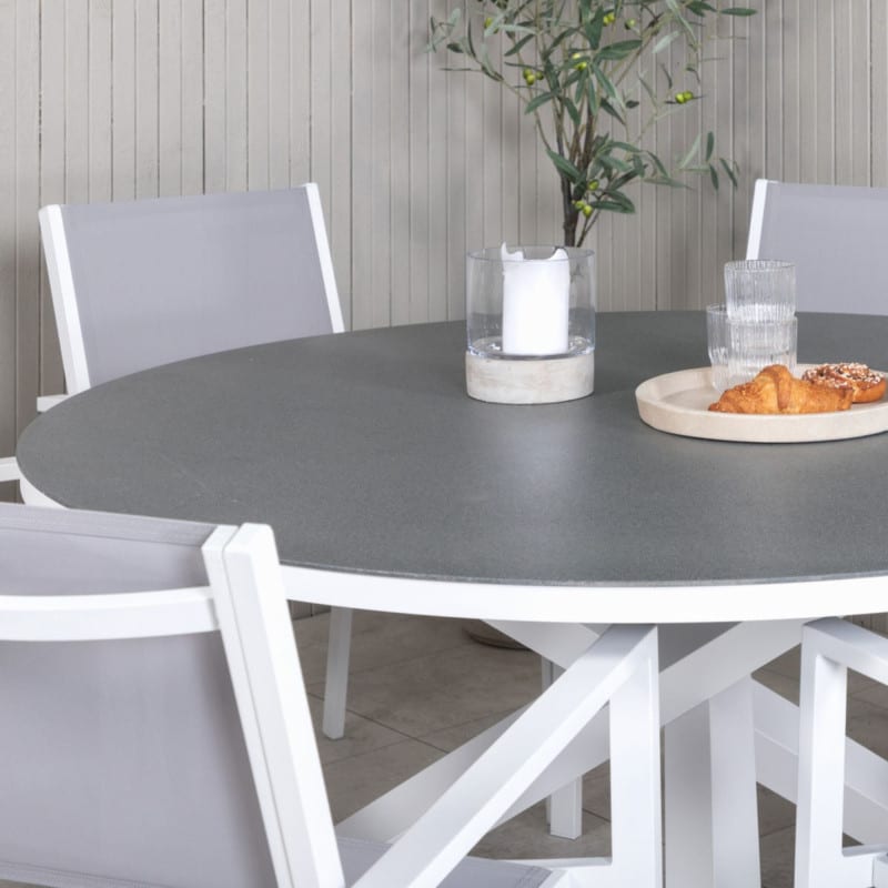 Exclusive Nappe de table de jardin, ronde, ovale, carrée classique avec  franges, Textile, bleu, 140x180 cm oval