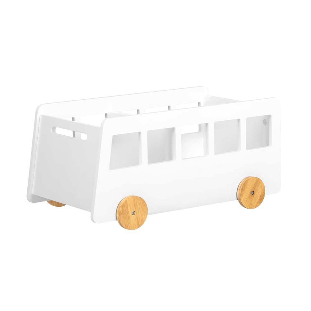 Caja de juguetes Línea Rollie blanco claro liso - Vertbaudet