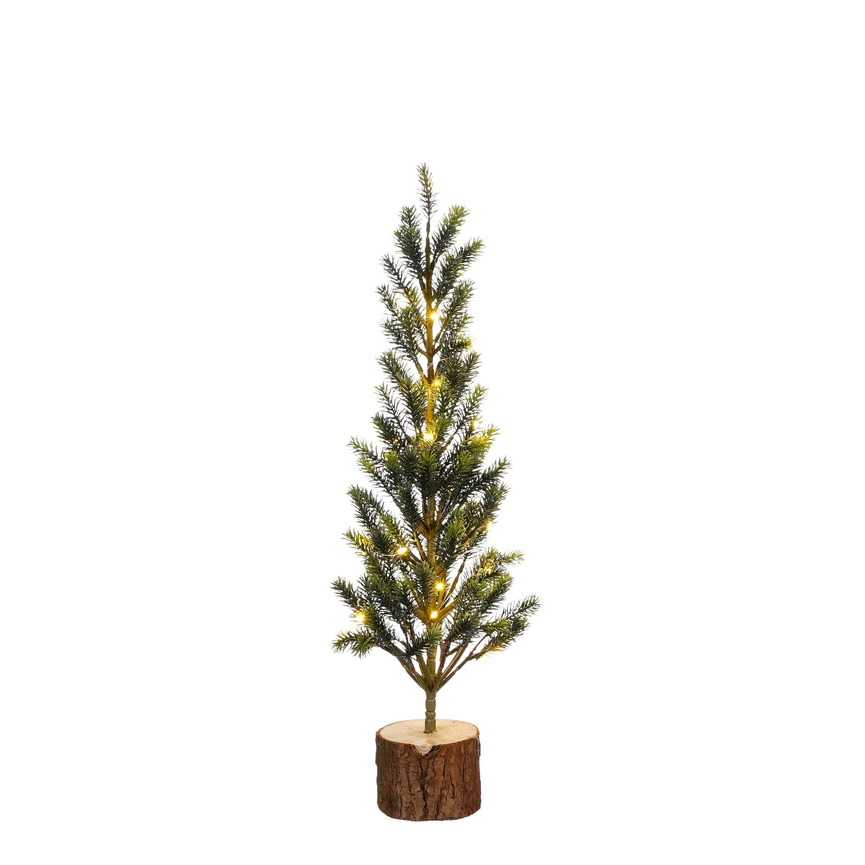 Árbol de navidad artificial en bolsa de yute alt. 60 Sherwood