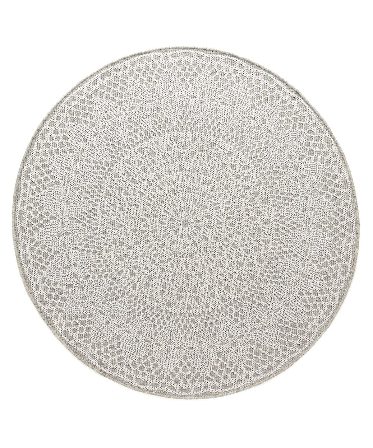 Tappeto rotondo interno/esterno CROCHET Beige 240x240 CROCHET BEIGE