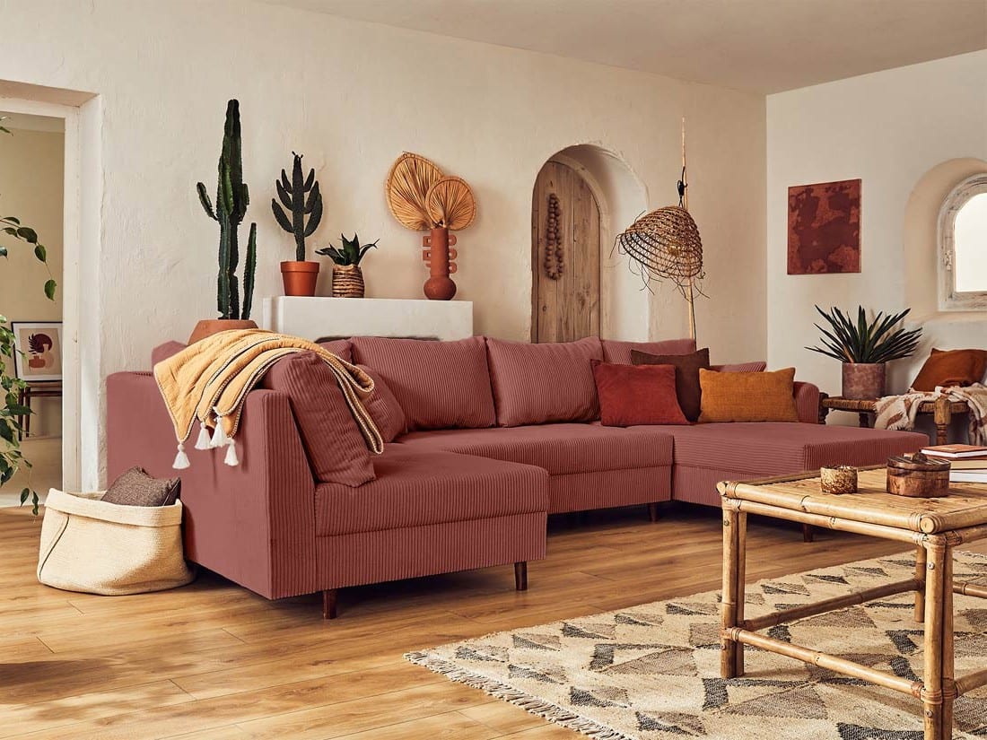 La canapé panoramique Rune de Lisa Design