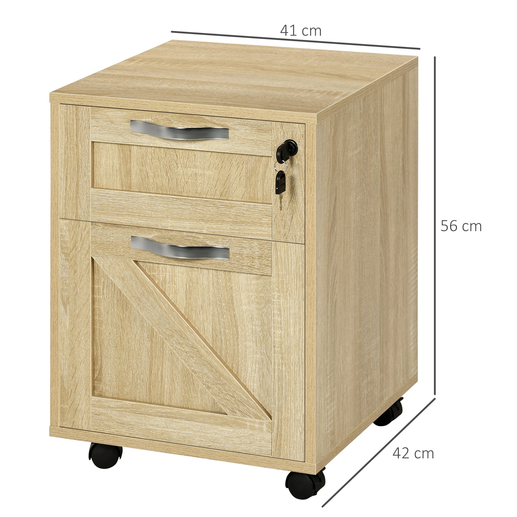 Cómoda Cajonera Madera Gris Dominique — Divino