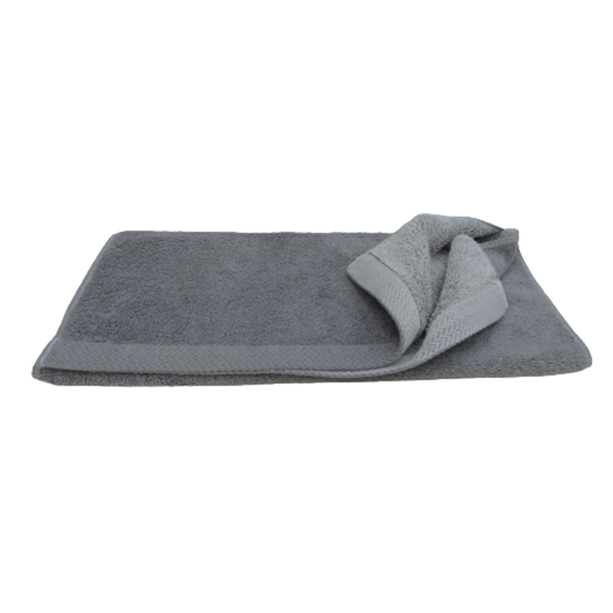 Serviette de bain en coton armoise 30 x 50 CHARME