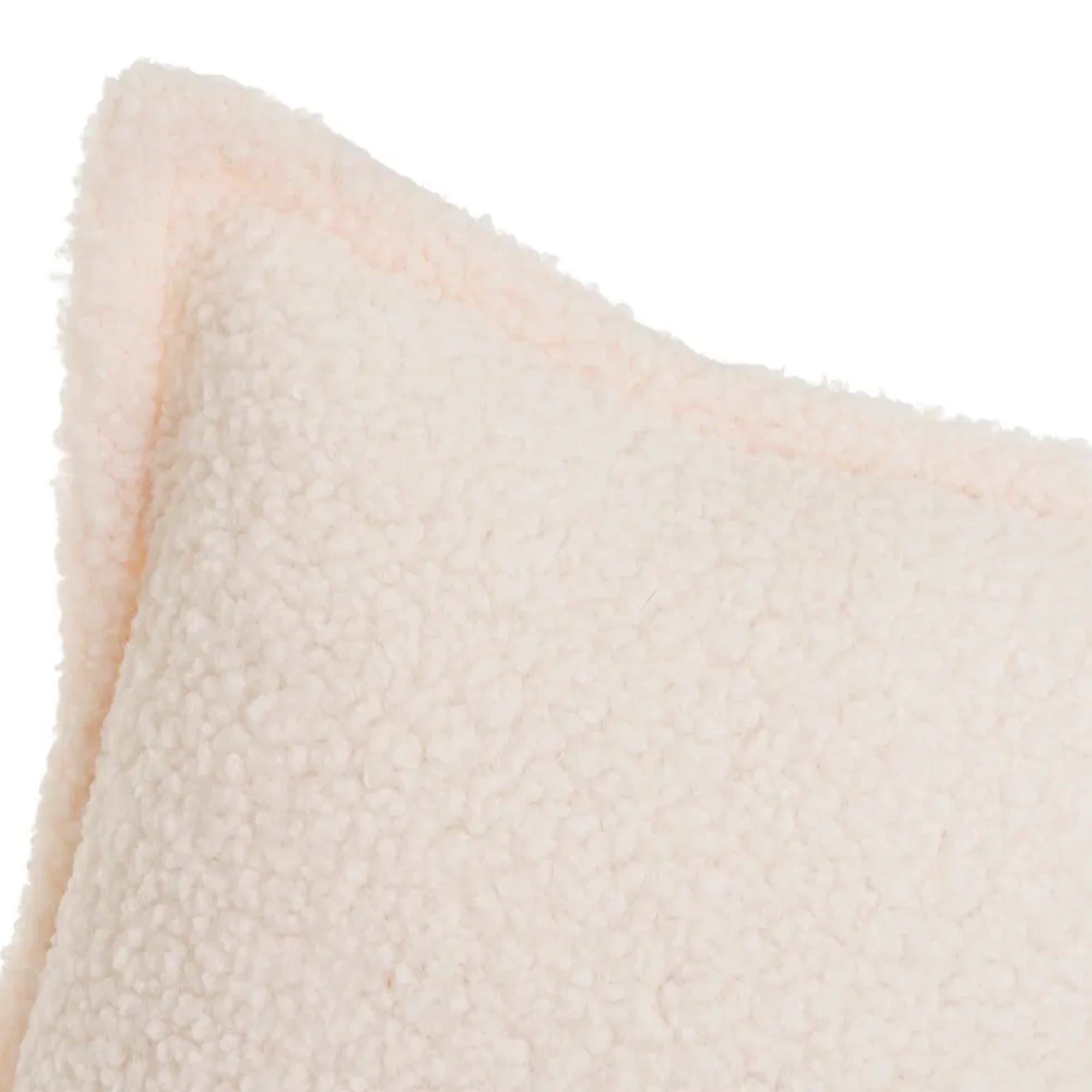 Coussin Nuage en sherpa - ecru