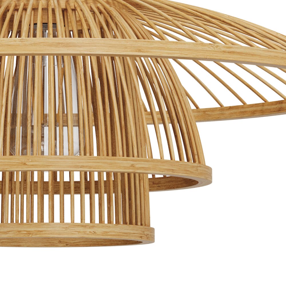 Lampada a sospensione da esterno Bamboo Light M Outdoor di