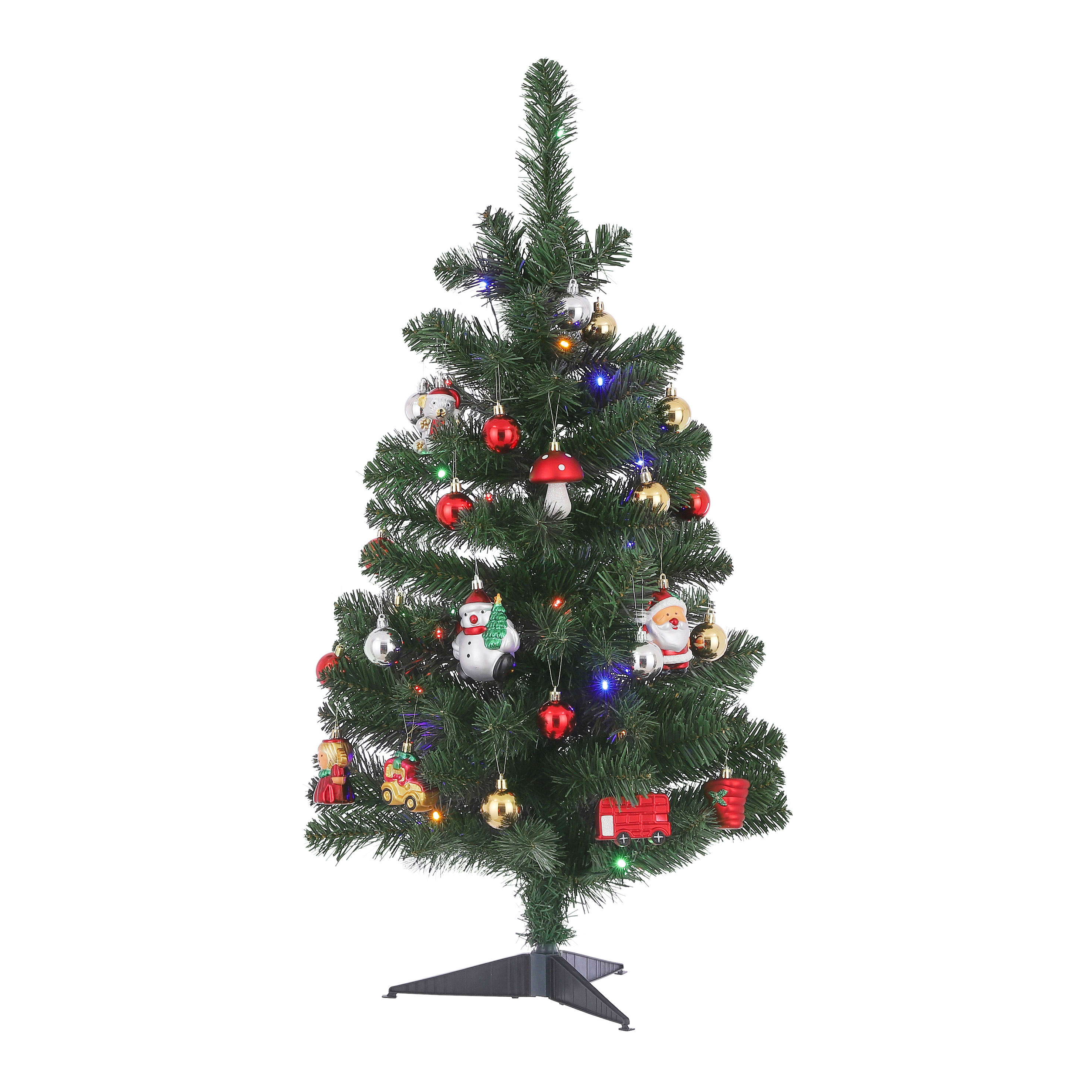 Künstlicher Weihnachtsbaum mit LED-Beleuchtung 90 Joy