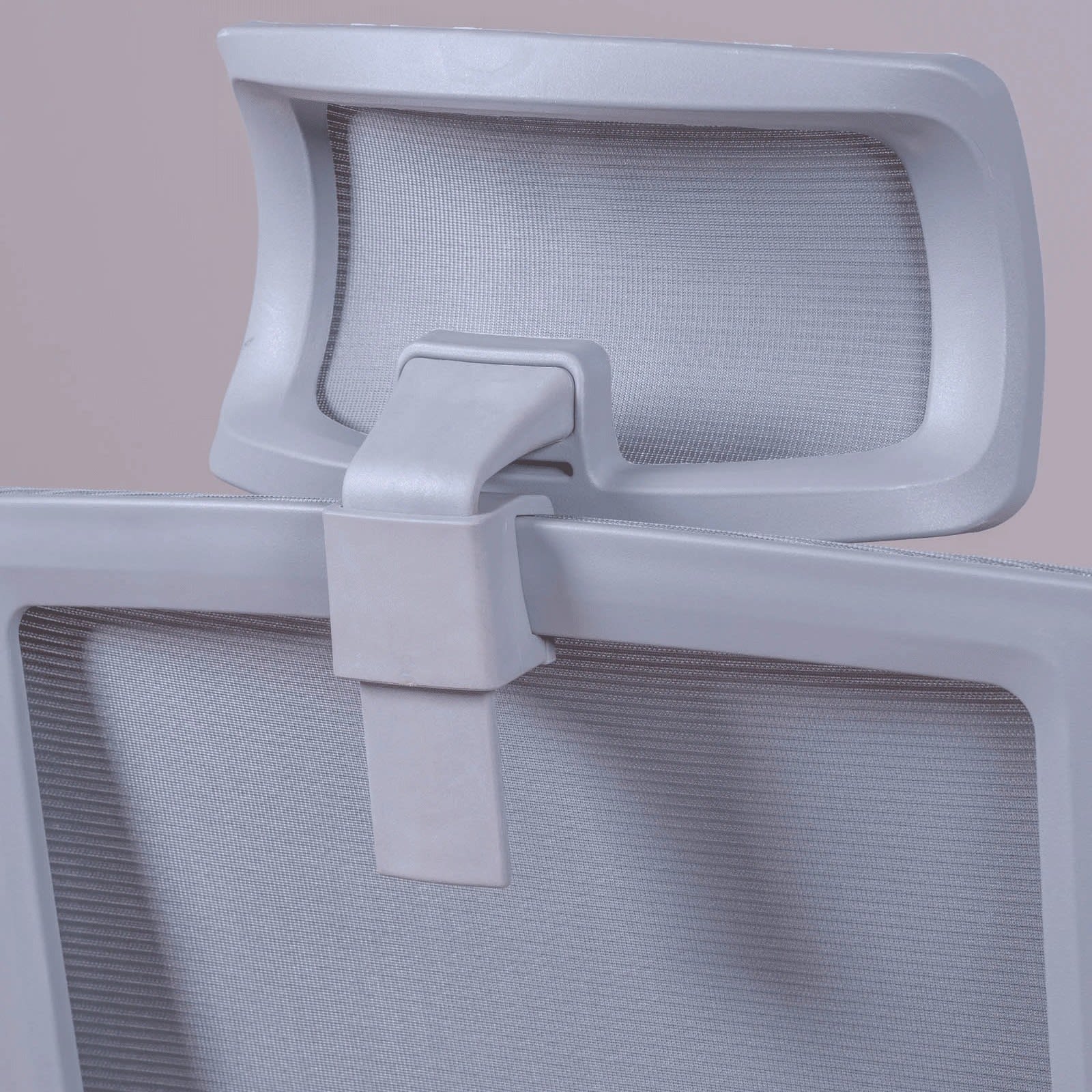 Sedia da ufficio ergonomica traspirante con, grigio scuro MESH