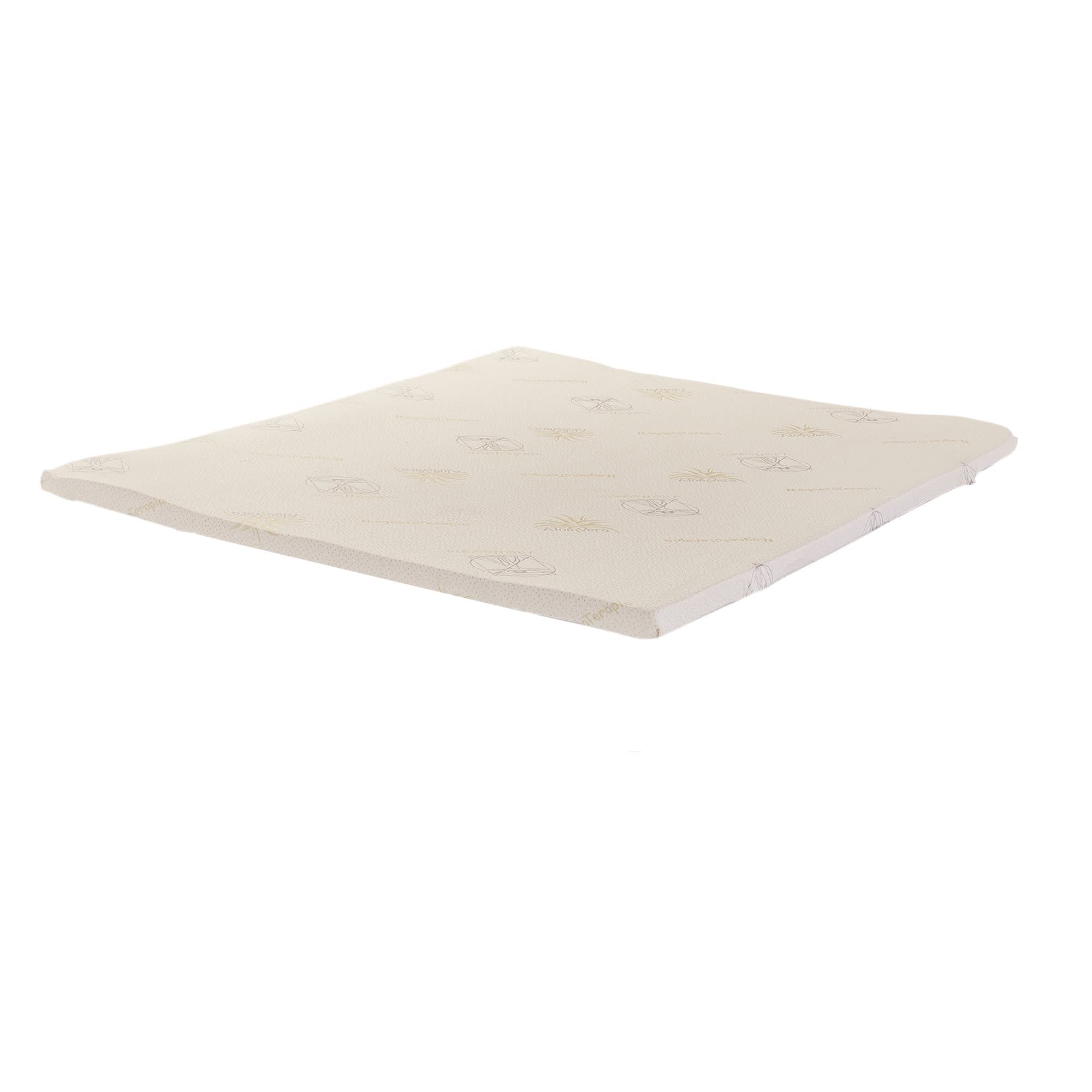 Topper Memory Foam - alto 7 cm, a portanza differenziata, sfoderabile