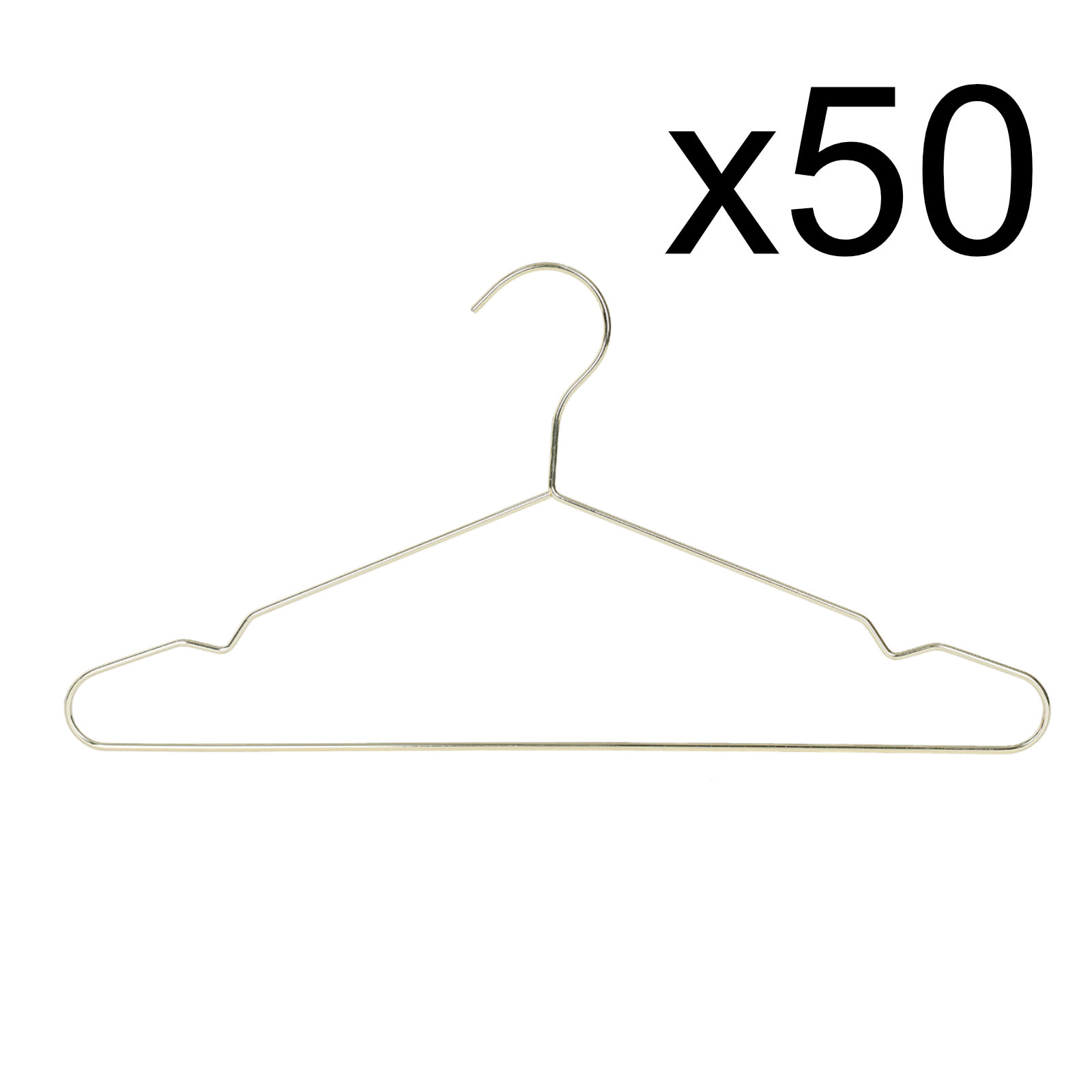 50er Set Kleiderbügel mit Hosensteg