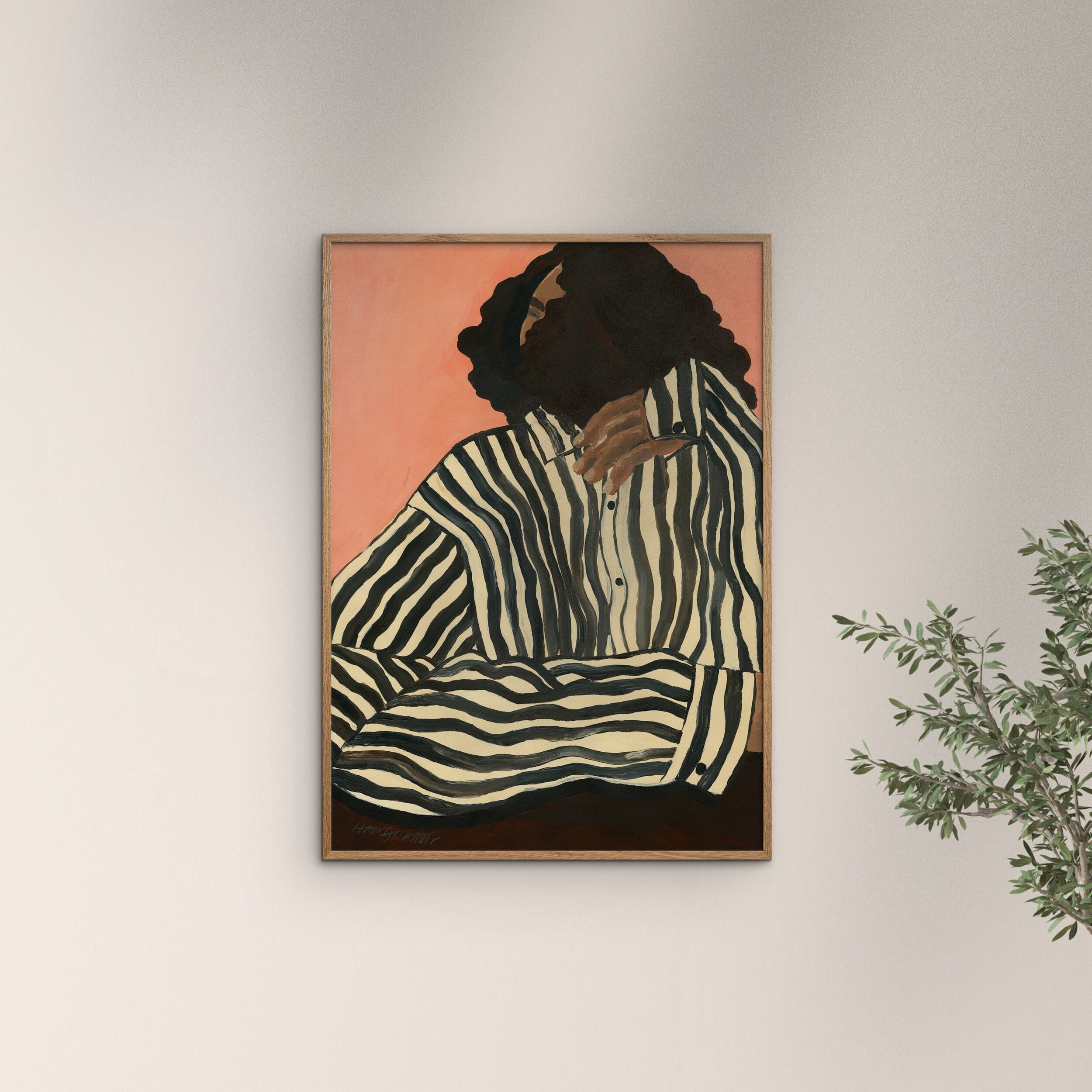 The Poster Club Hanna Peterson - Serene Stripes (50x70