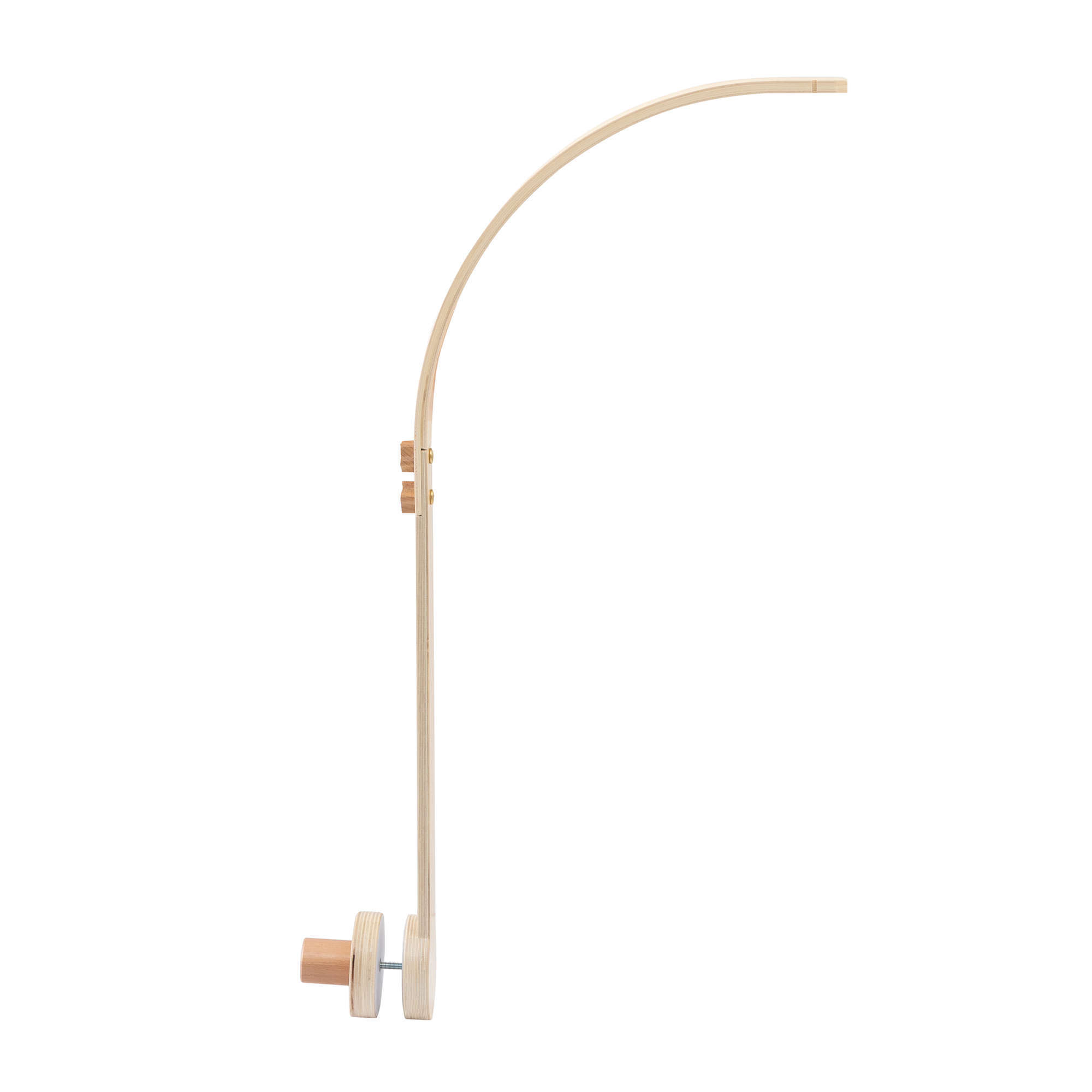 Support Mobile Pivotant Pour Berceau En Bois - Hauteur Réglable, Base Nuage, Pour Carillons, Jouets