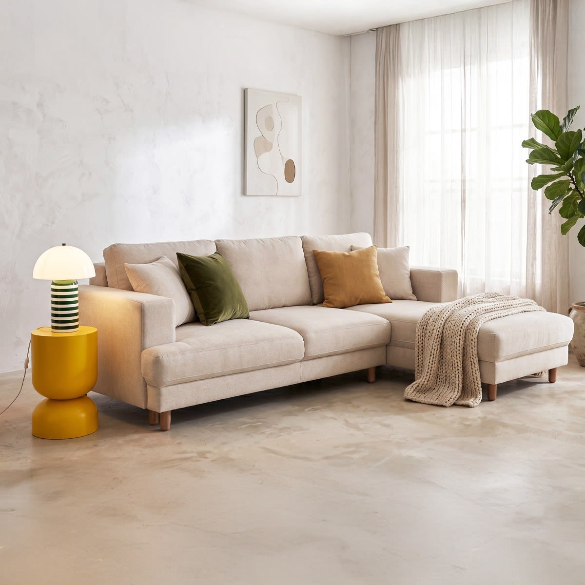 Le canapé d'angle convertible Marceau de Maison du monde