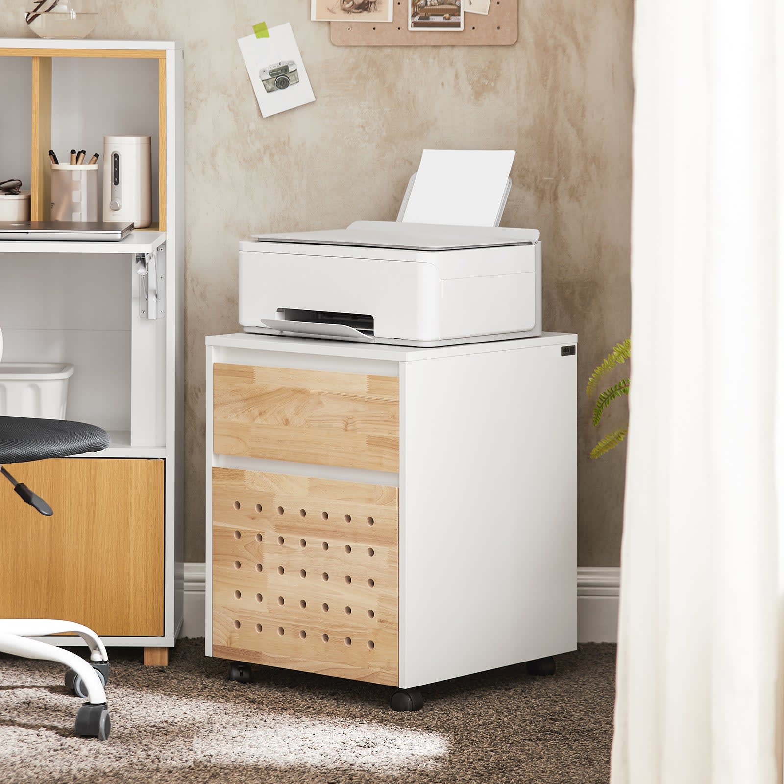 Armadietto Per Ufficio In Acciaio Con 6 Ante - 90x45x92.5 Cm, Grigio/Blu, Con Serrature