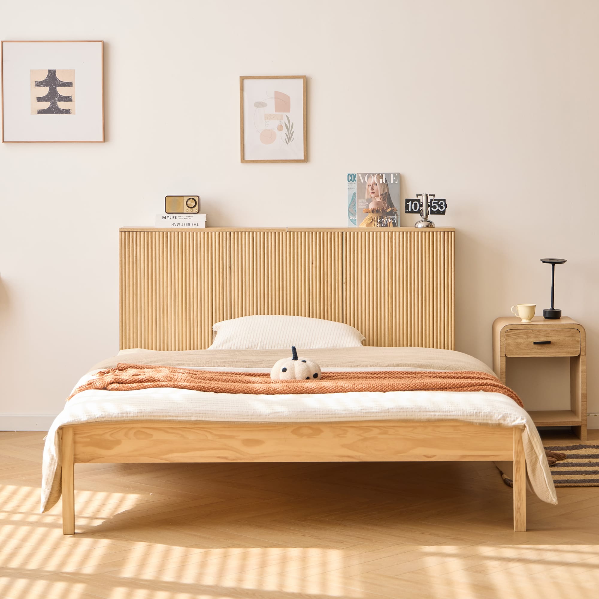 DHOME Kopfteil Aus Recyceltem MDF-Holz Im Paletten-Look – Schwarz, 210 Cm Doppelbett