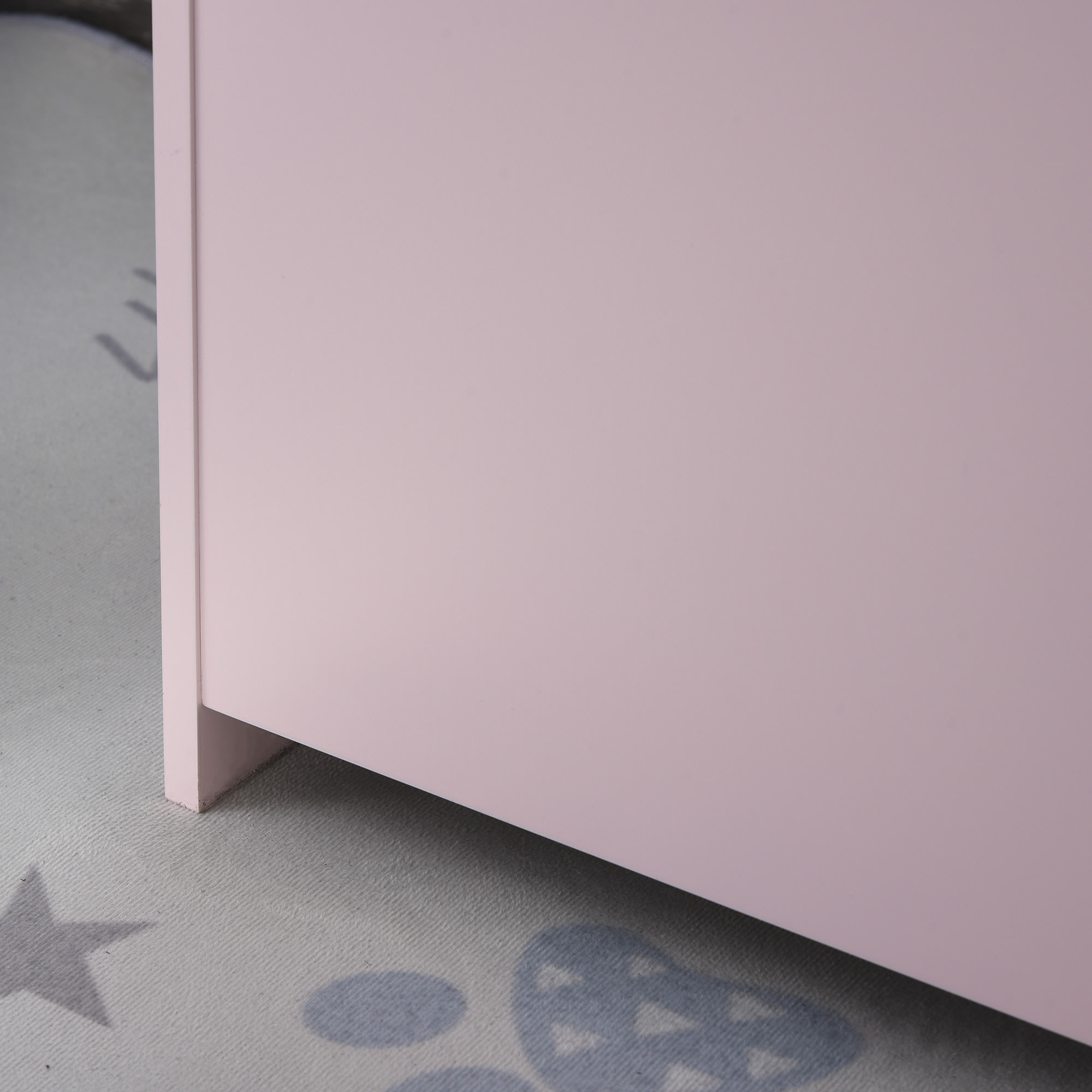 Coffre à Jouets 2 En 1 Avec Banc - Rangement Enfant, Couvercle Sécurisé, Dimensions 60x30x50 Cm, Rose