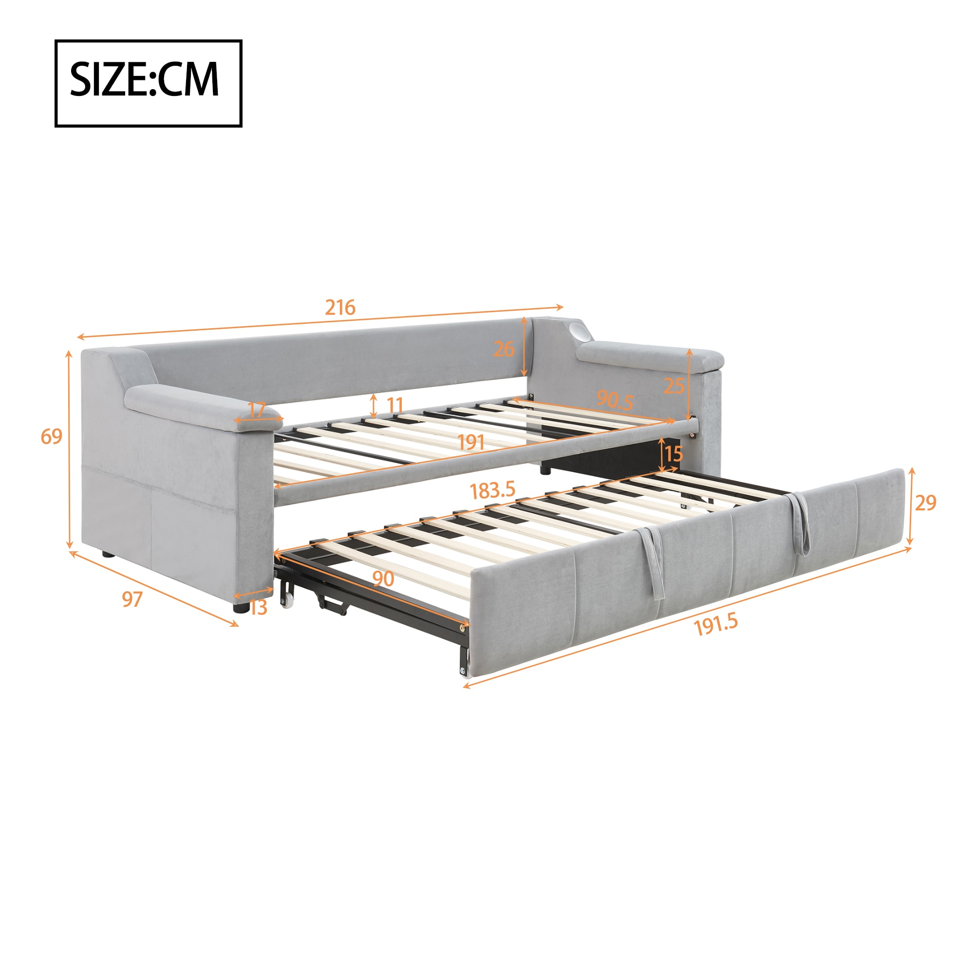 Clip A U In Acciaio Per Reti Letto E Divano Letto - Set Da 2 Pezzi, Montaggio Facile - Foto 2