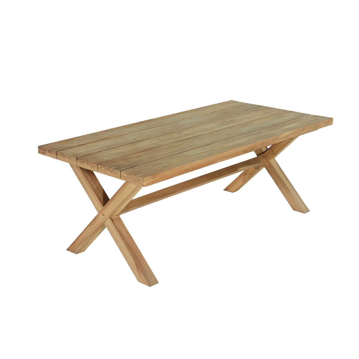 Table de jardin en teck massif L200