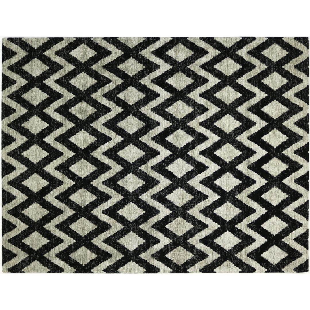 Tapis géométrique design en viscose beige 170x230 Tapis géométrique design en viscose beige 170x230