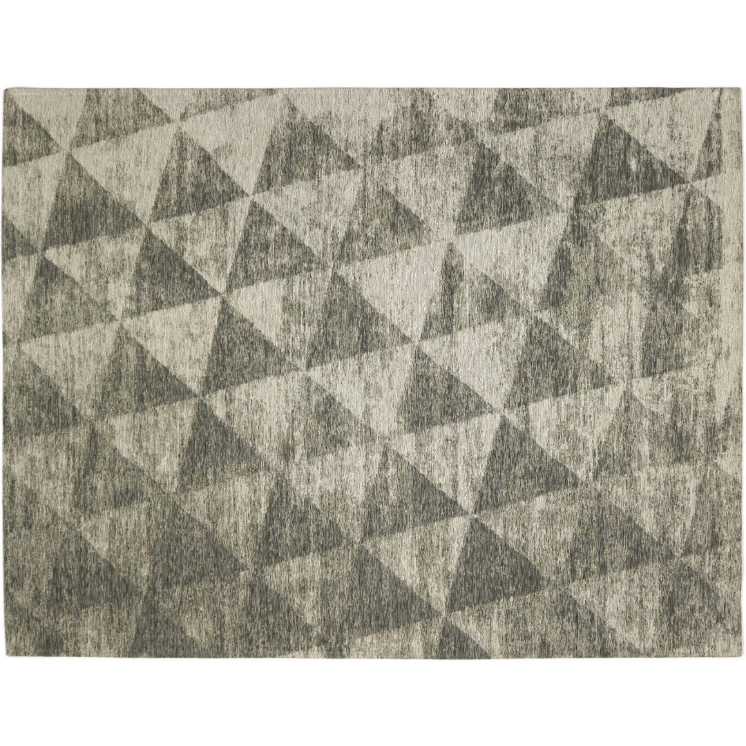 Tapis géométrique design en viscose gris 240x340 Tapis géométrique design en viscose gris 240x340