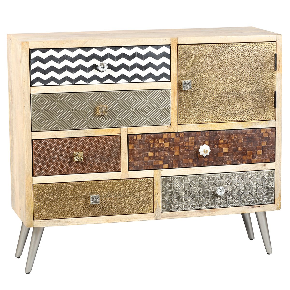 Buffet 1 Porte 6 Tiroirs (photo) Buffet 1 Porte 6 Tiroirs